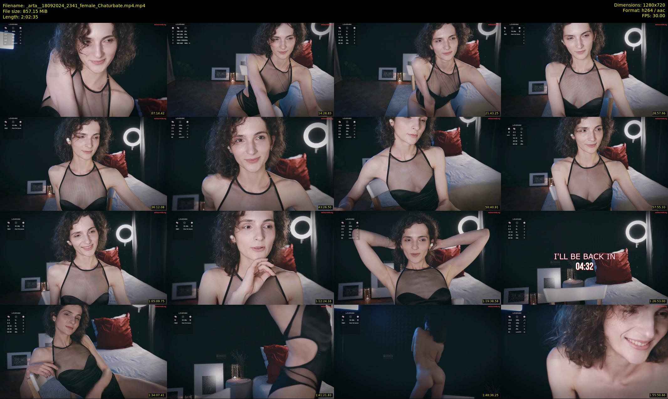 _arta_ — 123 minute Chaturbate female cam show recording, 720p, Sep 18, 2024