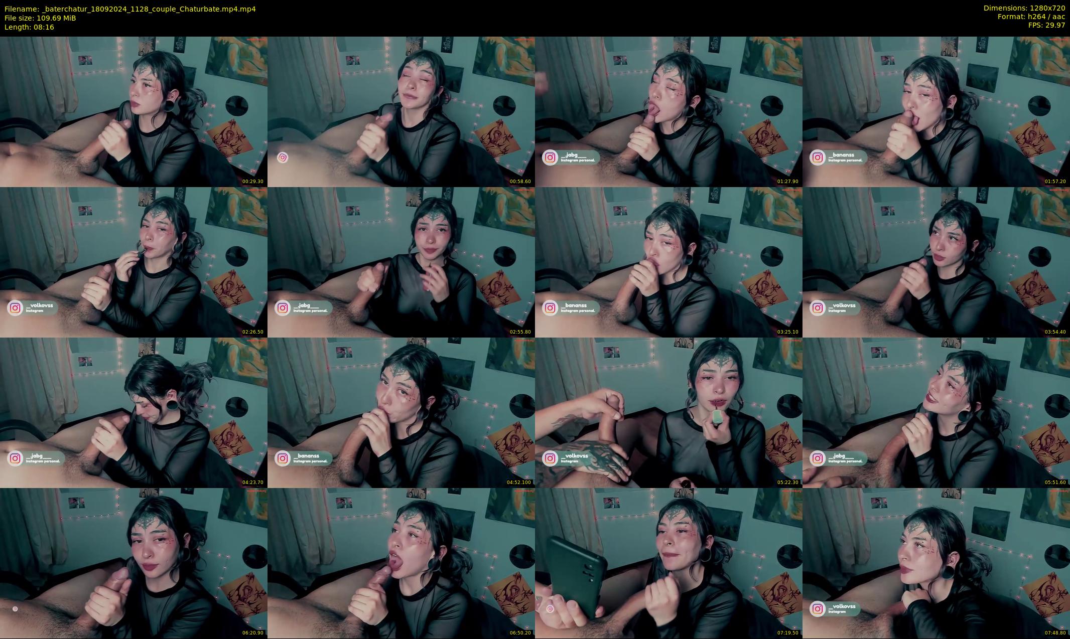 _baterchatur — 9 minute Chaturbate couple cam show recording, 720p, Sep 18, 2024