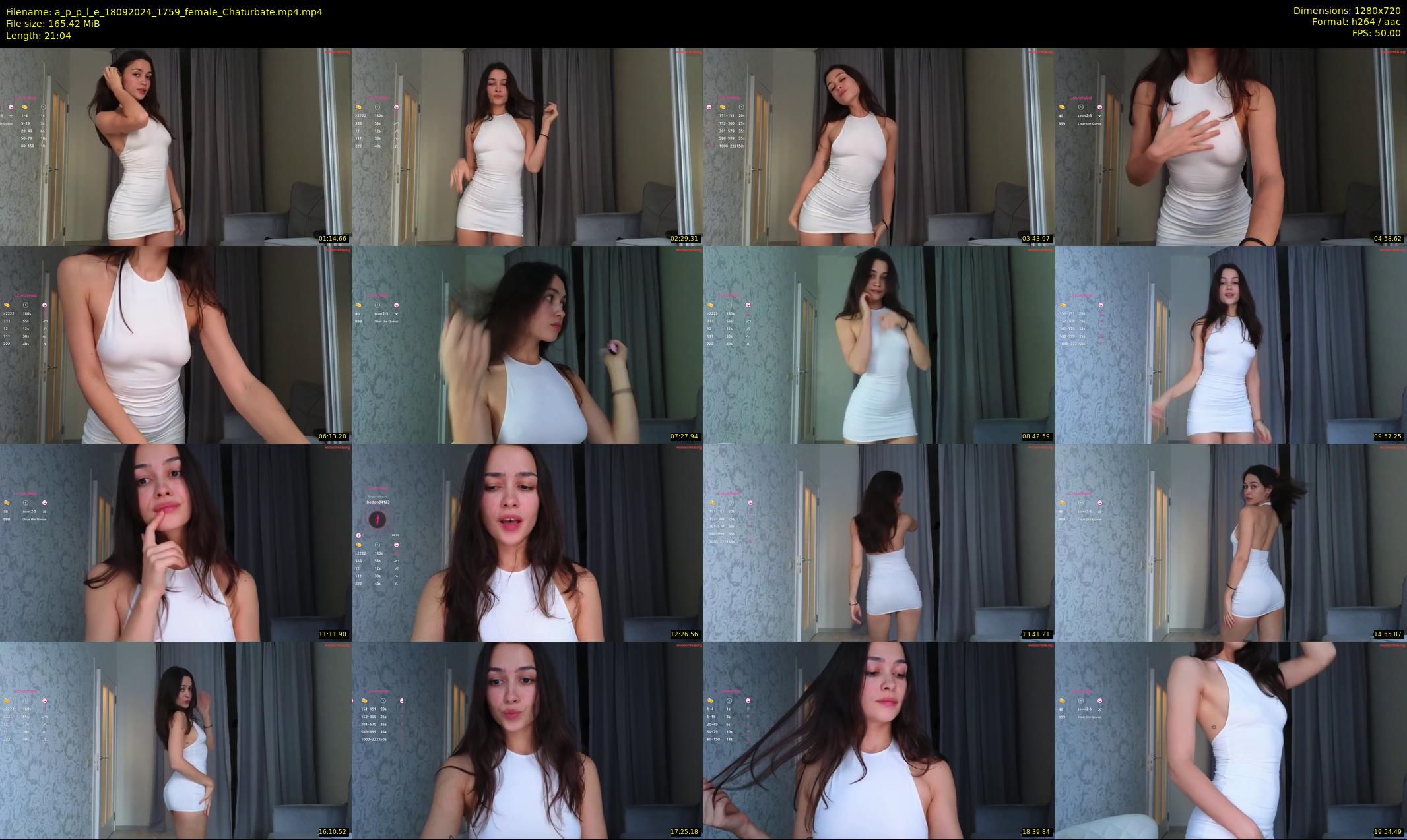 a_p_p_l_e — 22 minute Chaturbate female cam show recording, 720p, Sep 18, 2024