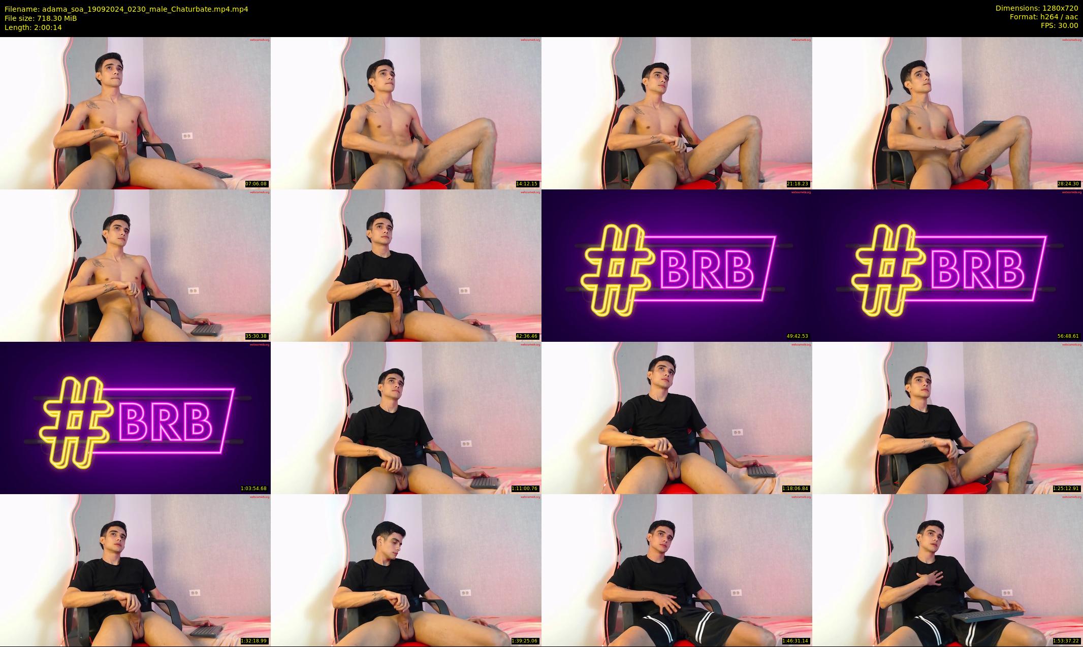 adama_soa — 121 minute Chaturbate male cam show recording, 720p, Sep 19, 2024