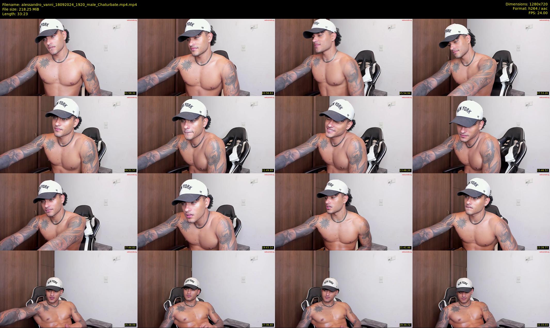 alessandro_vanni — 34 minute Chaturbate male cam show recording, 720p, Sep 18, 2024
