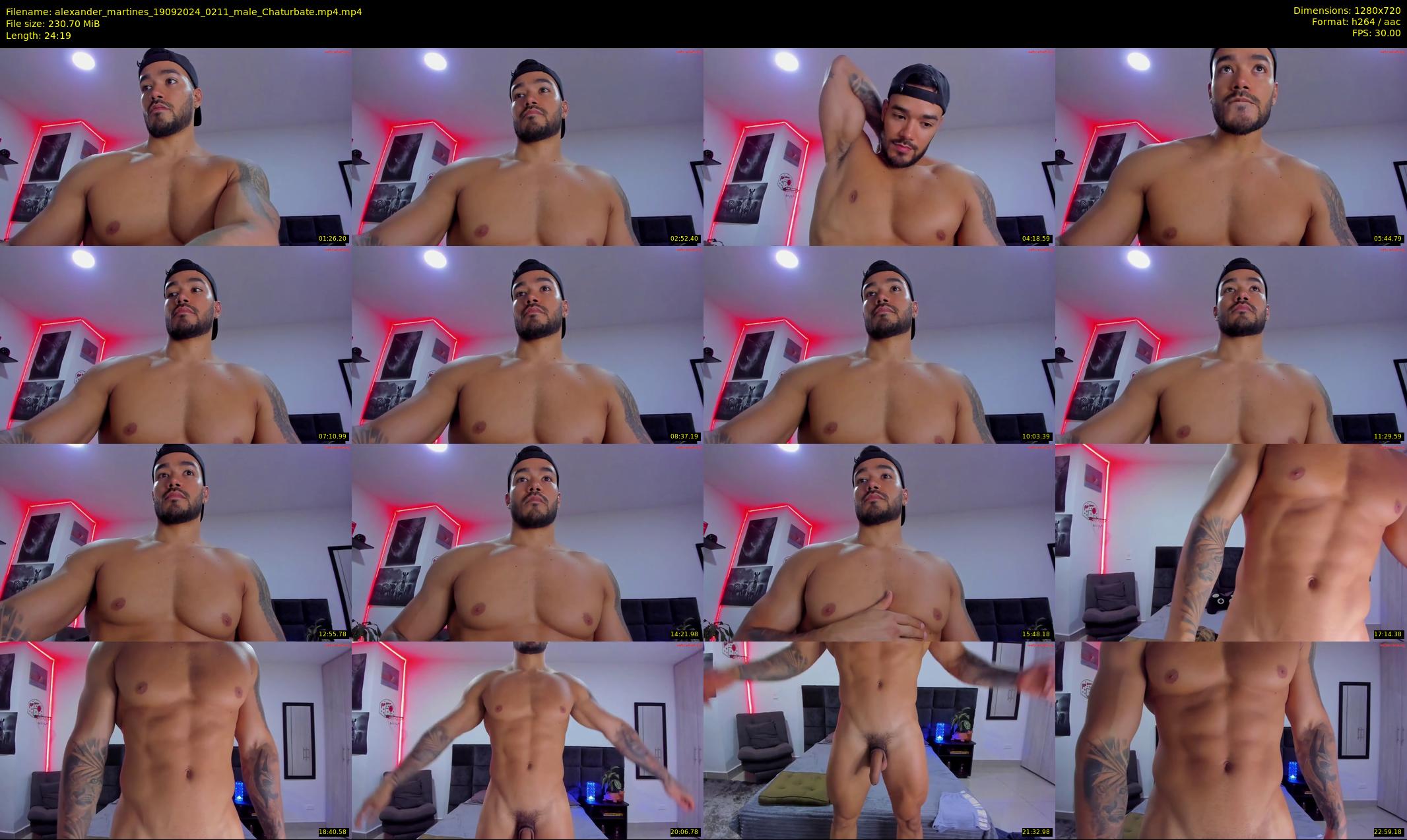 alexander_martines — 25 minute Chaturbate male cam show recording, 720p, Sep 19, 2024