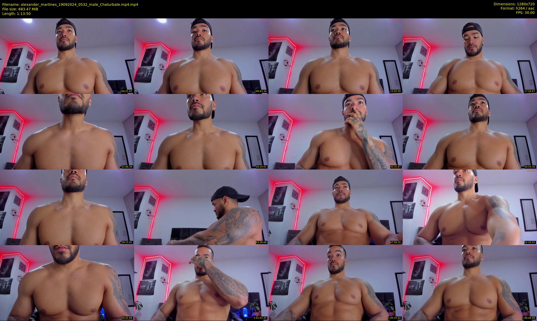 alexander_martines — 74 minute Chaturbate male cam show recording, 720p, Sep 19, 2024