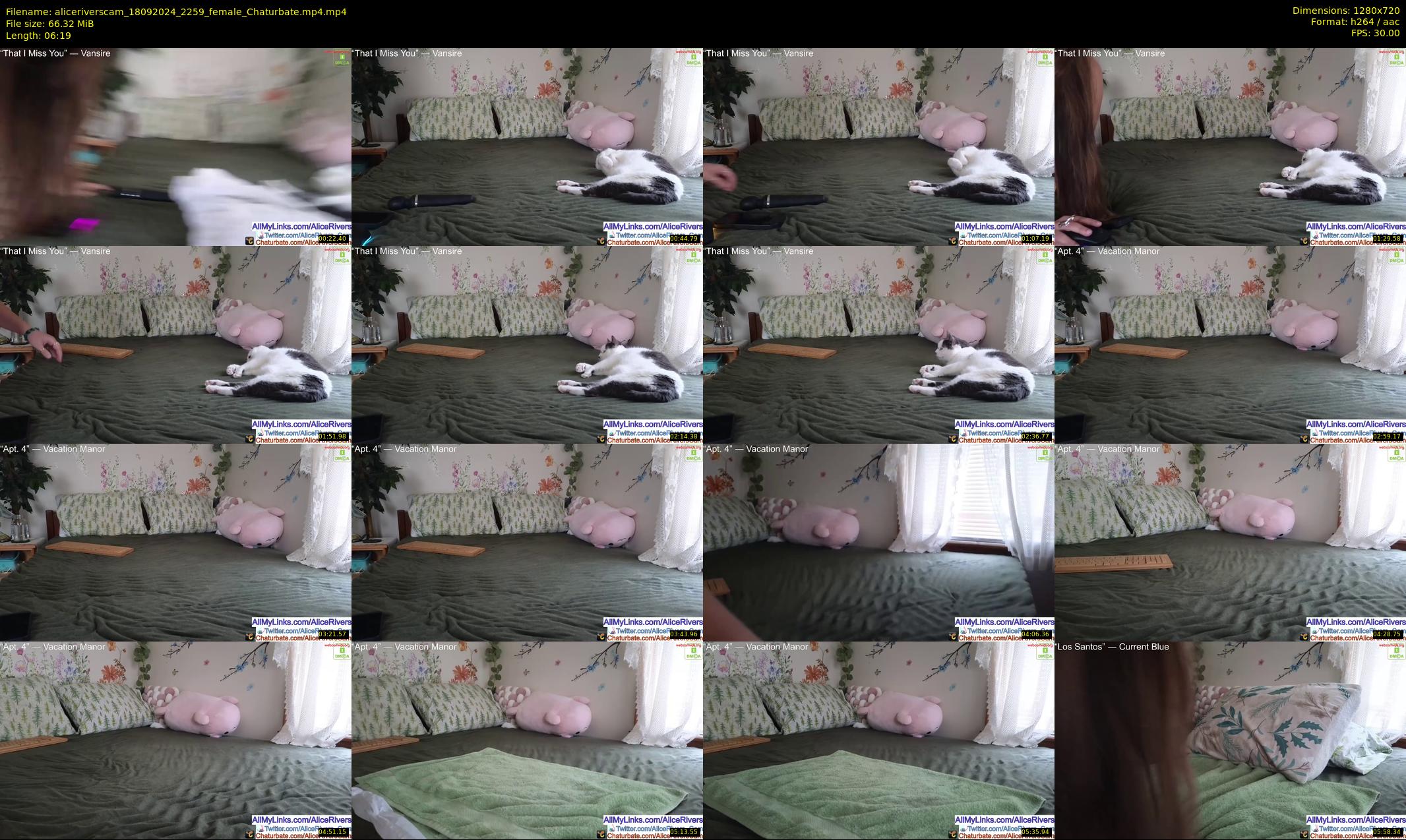 aliceriverscam — 7 minute Chaturbate female cam show recording, 720p, Sep 18, 2024