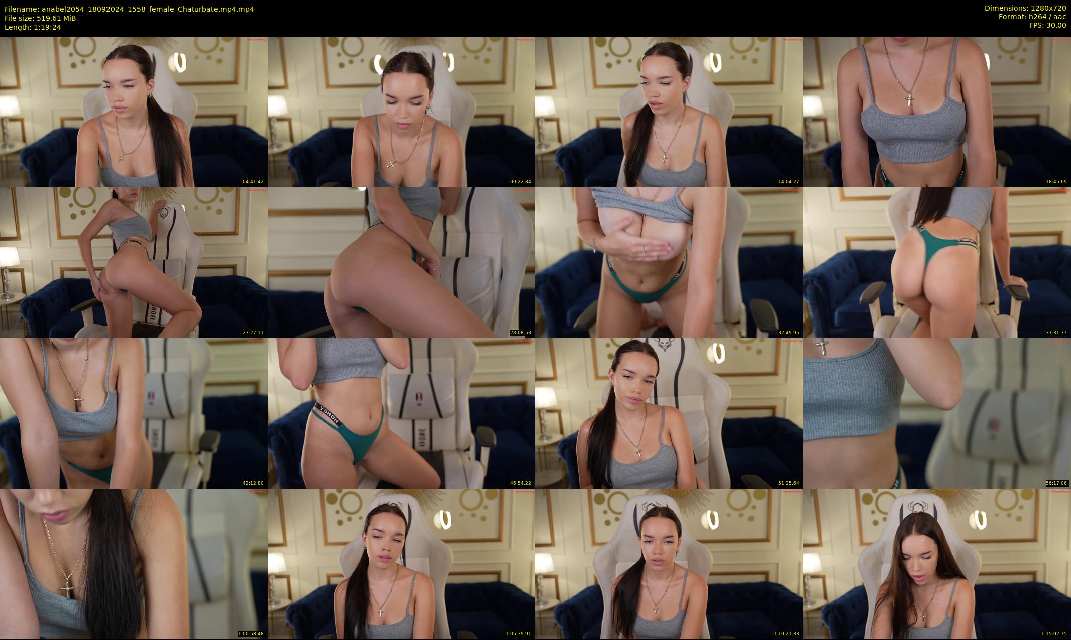 anabel2054 — 80 minute Chaturbate female cam show recording, 720p, Sep 18, 2024