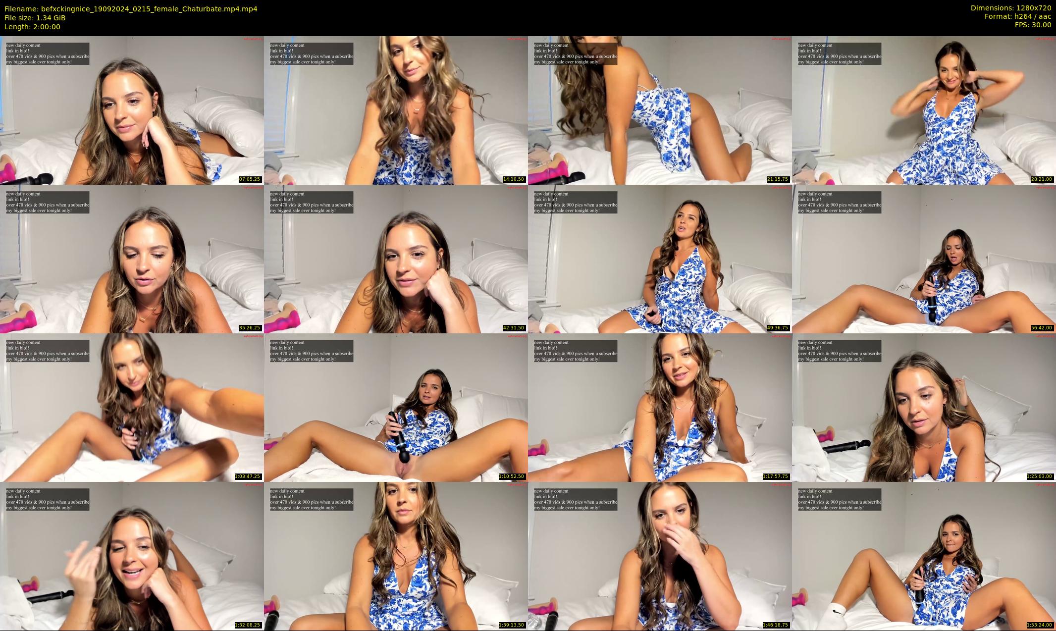 befxckingnice — 120 minute Chaturbate female cam show recording, 720p, Sep 19, 2024
