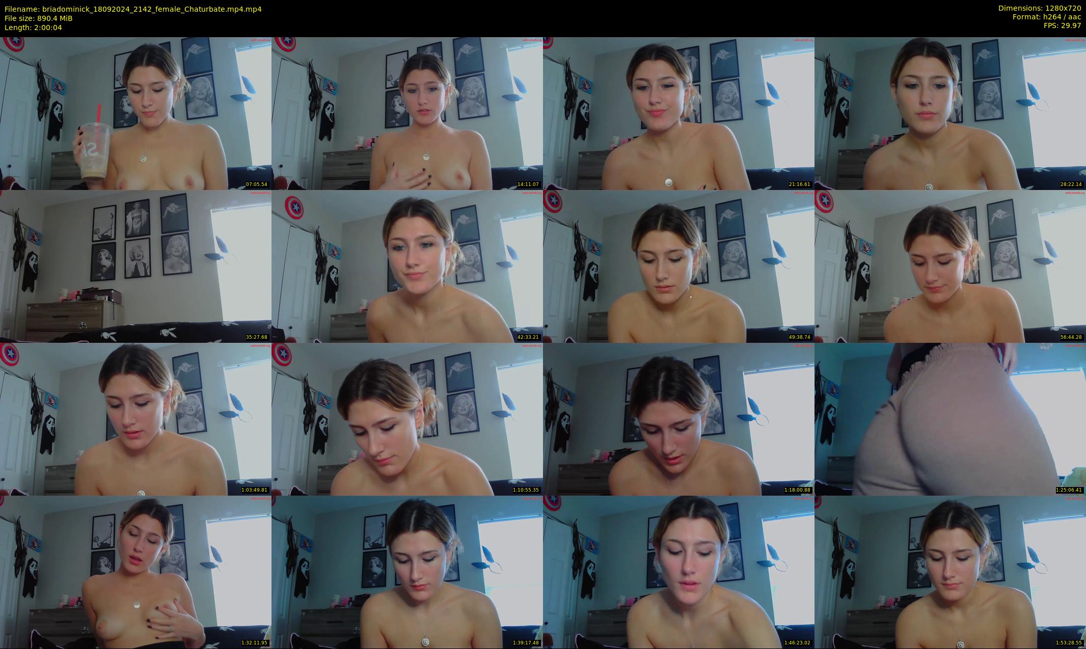 briadominick — 121 minute Chaturbate couple cam show recording, 720p, Sep 18, 2024