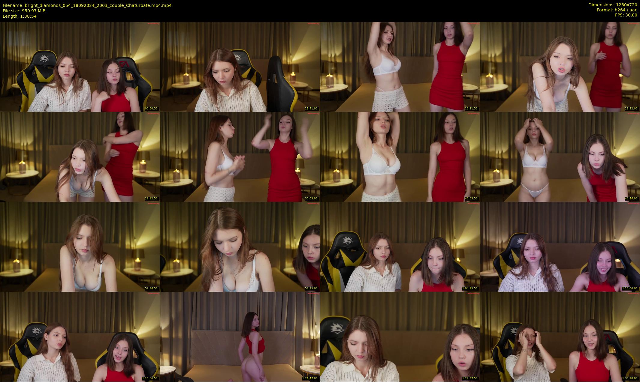 bright_diamonds_054 — 99 minute Chaturbate couple cam show recording, 720p, Sep 18, 2024