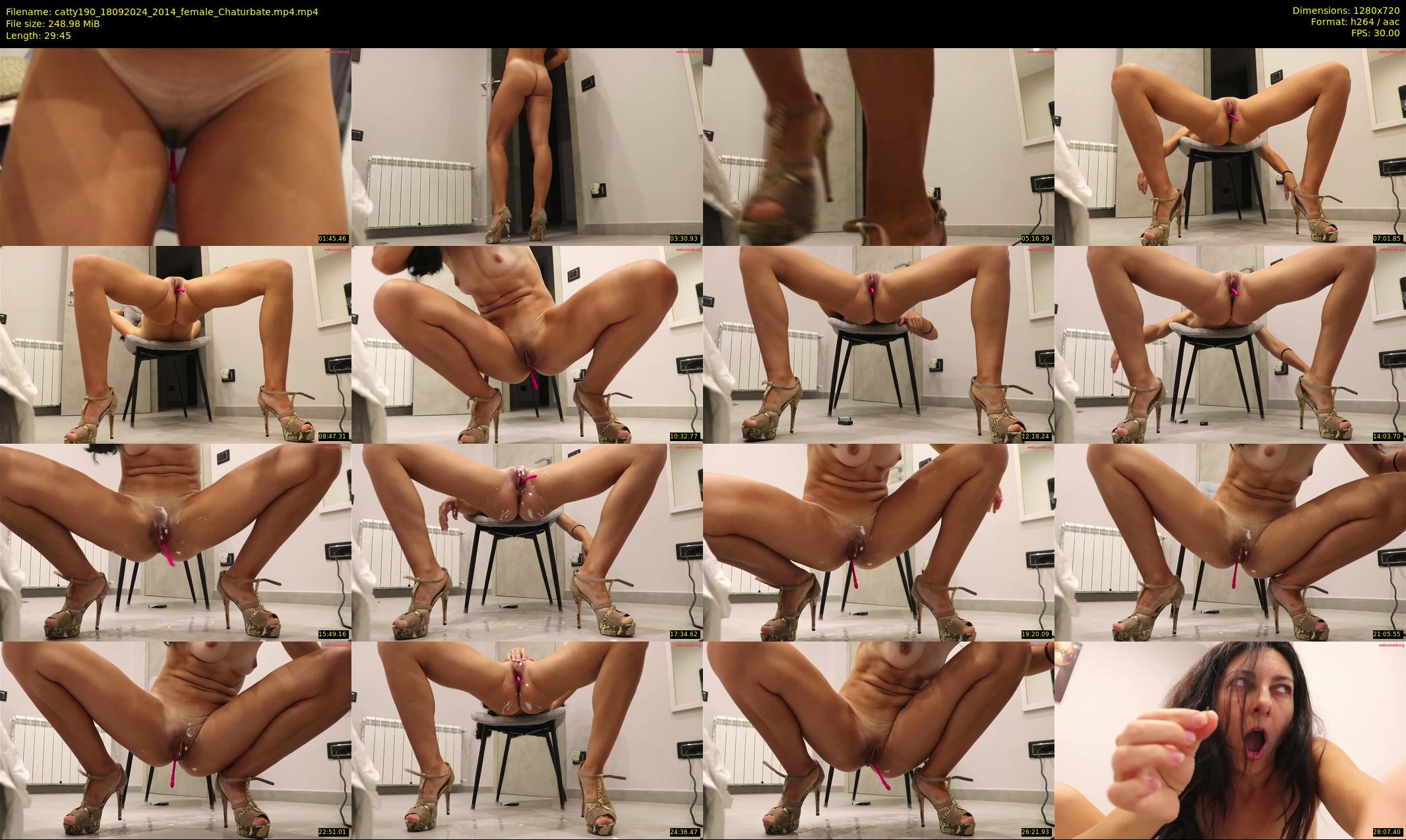 catty190 — 30 minute Chaturbate female cam show recording, 720p, Sep 18, 2024