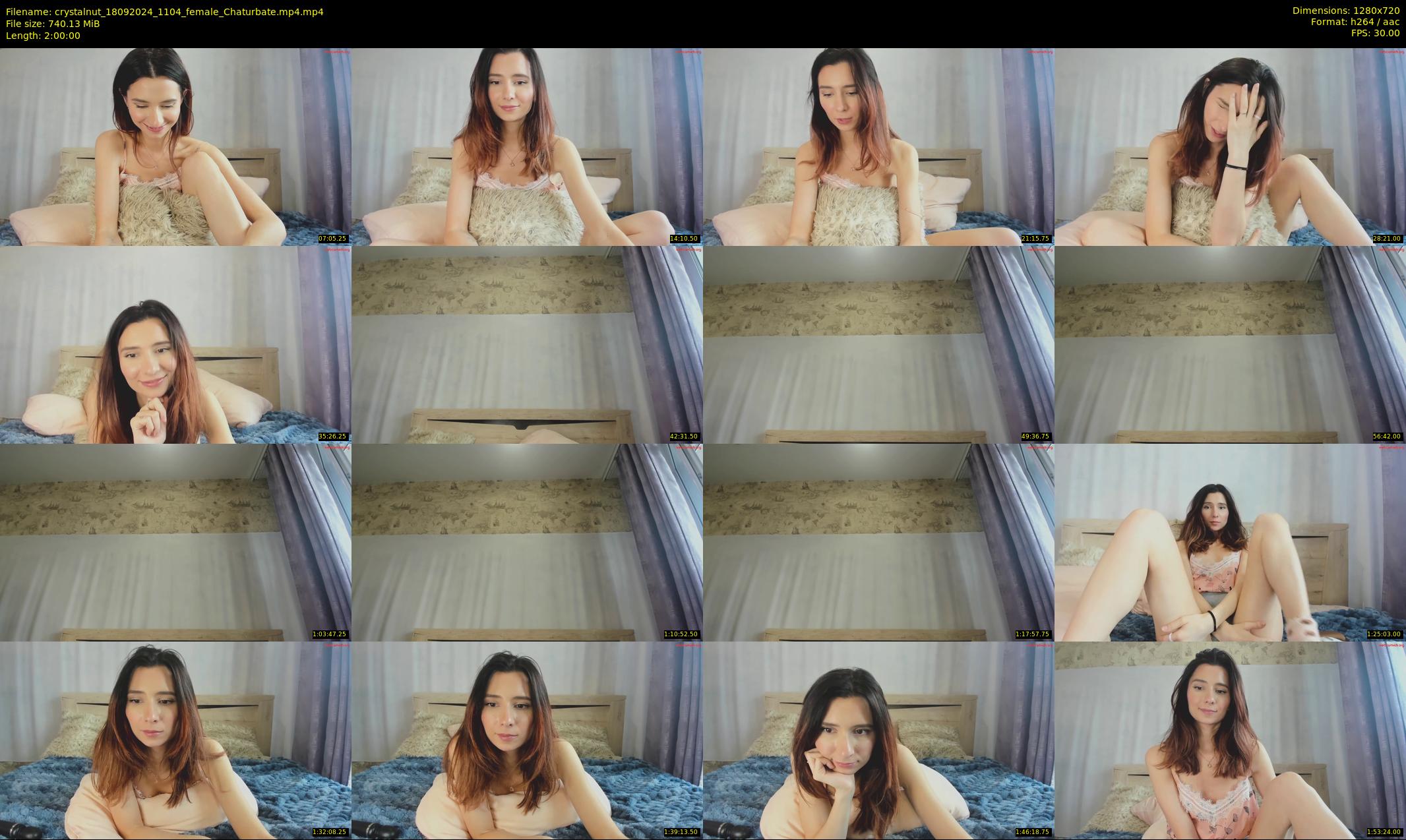 crystalnut — 120 minute Chaturbate female cam show recording, 720p, Sep 18, 2024