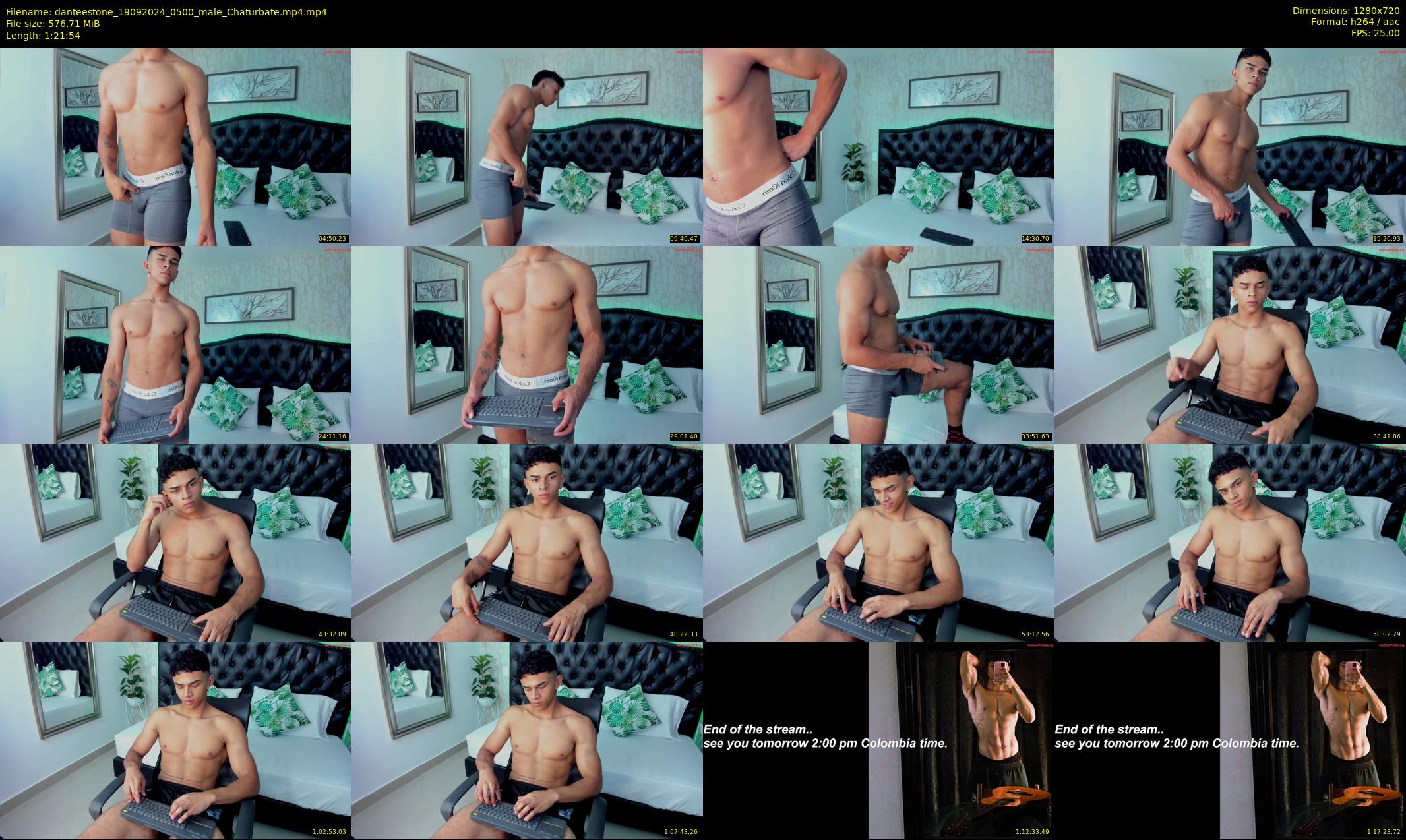 danteestone — 82 minute Chaturbate male cam show recording, 720p, Sep 19, 2024