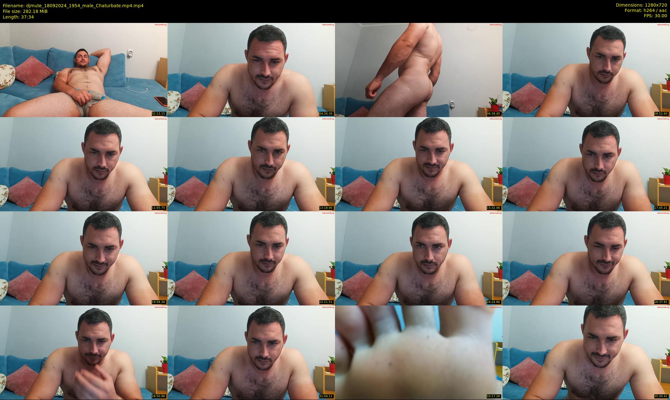 djmute — 38 minute Chaturbate male cam show recording, 720p, Sep 18, 2024