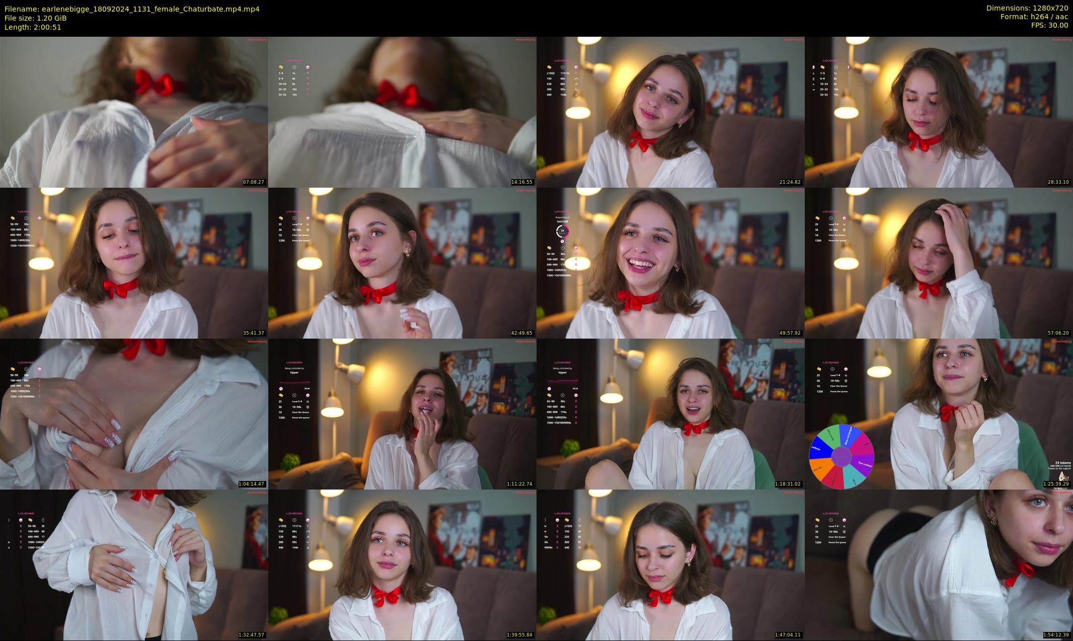 earlenebigge — 121 minute Chaturbate female cam show recording, 720p, Sep 18, 2024