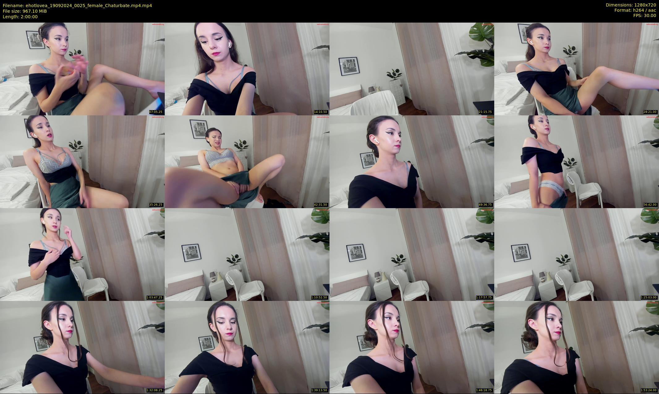 ehotlovea — 120 minute Chaturbate female cam show recording, 720p, Sep 19, 2024