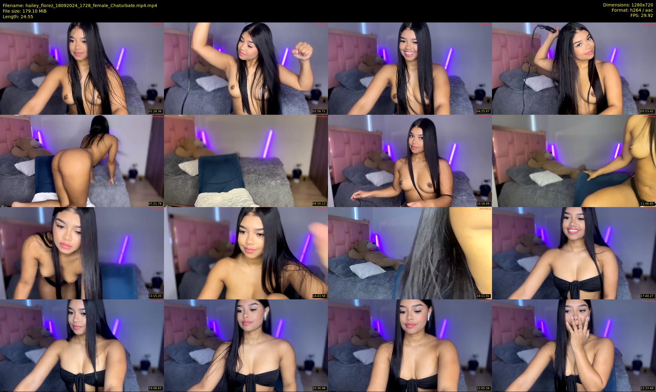 hailey_florez — 25 minute Chaturbate female cam show recording, 720p, Sep 18, 2024