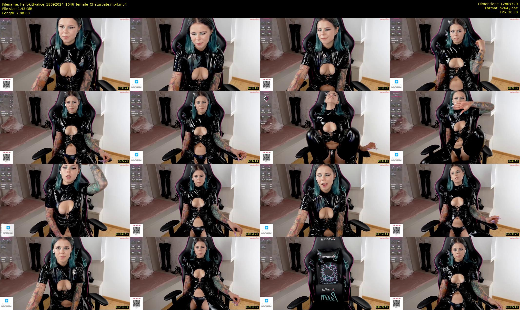 hellokittyalice — 121 minute Chaturbate female cam show recording, 720p, Sep 18, 2024