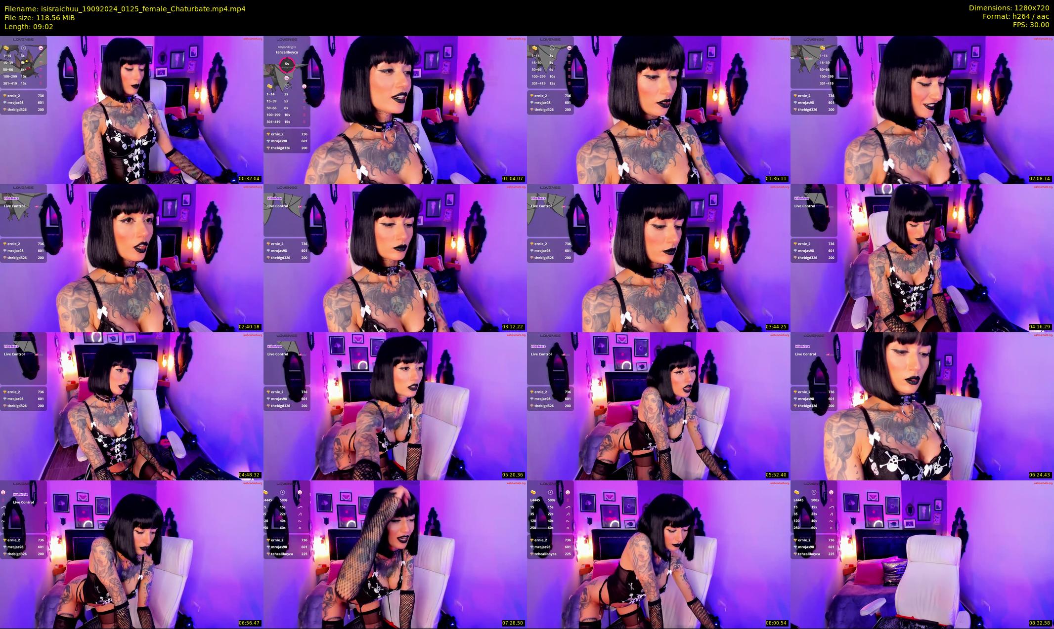 isisraichuu — 10 minute Chaturbate female cam show recording, 720p, Sep 19, 2024