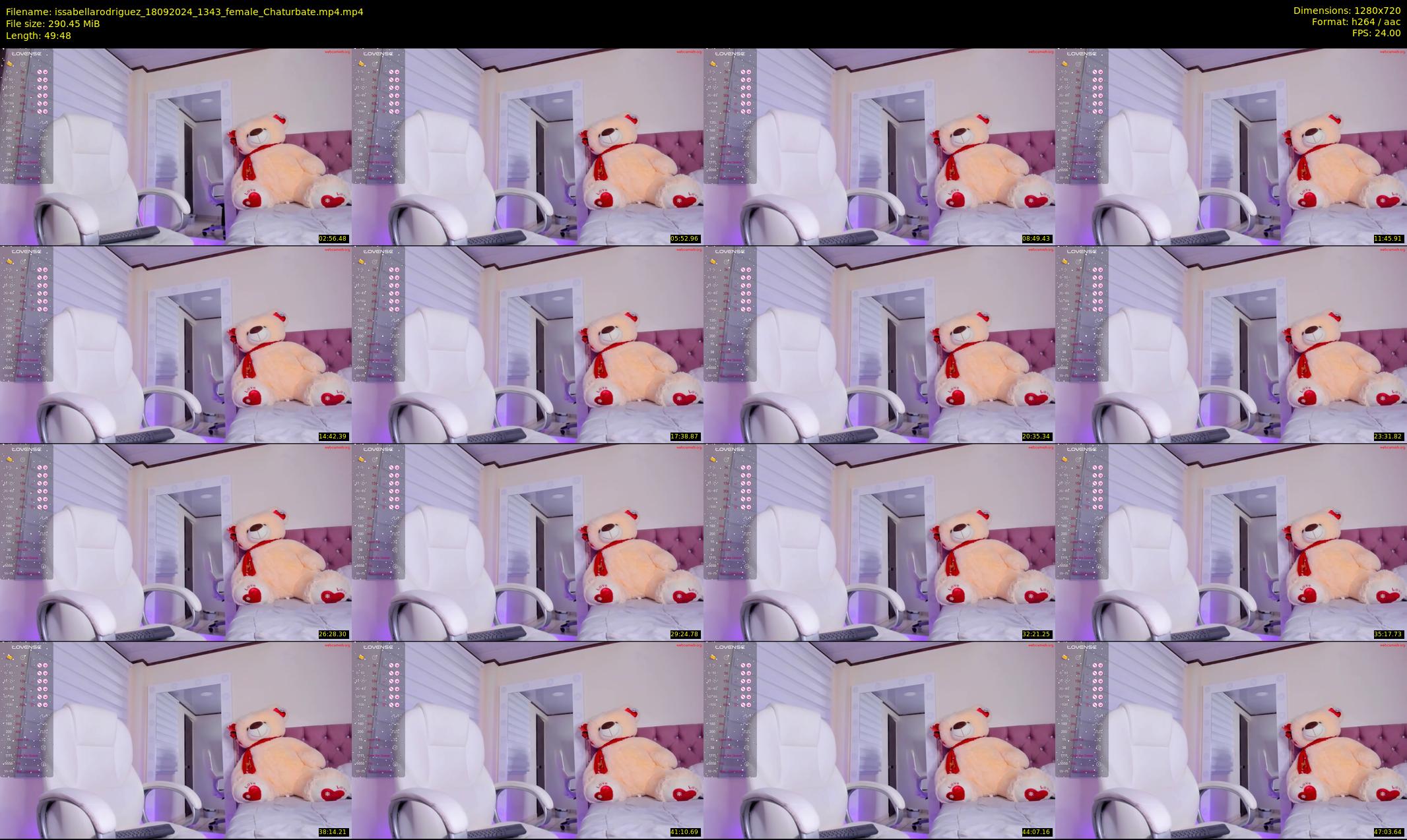 issabellarodriguez — 50 minute Chaturbate female cam show recording, 720p, Sep 18, 2024