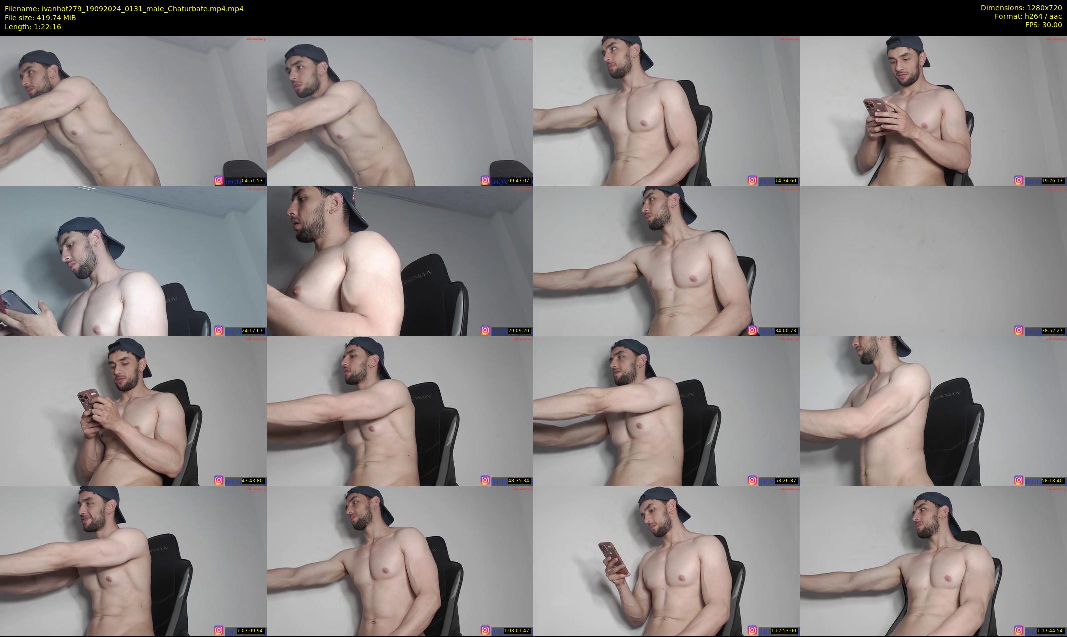 ivanhot279 — 83 minute Chaturbate male cam show recording, 720p, Sep 19, 2024