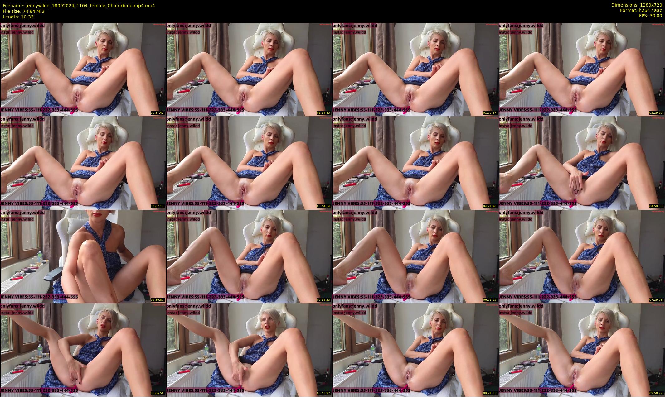 jennywildd — 11 minute Chaturbate female cam show recording, 720p, Sep 18, 2024