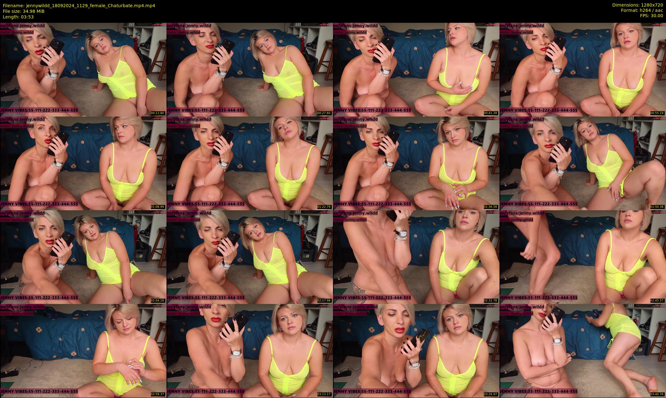 jennywildd — 4 minute Chaturbate female cam show recording, 720p, Sep 18, 2024