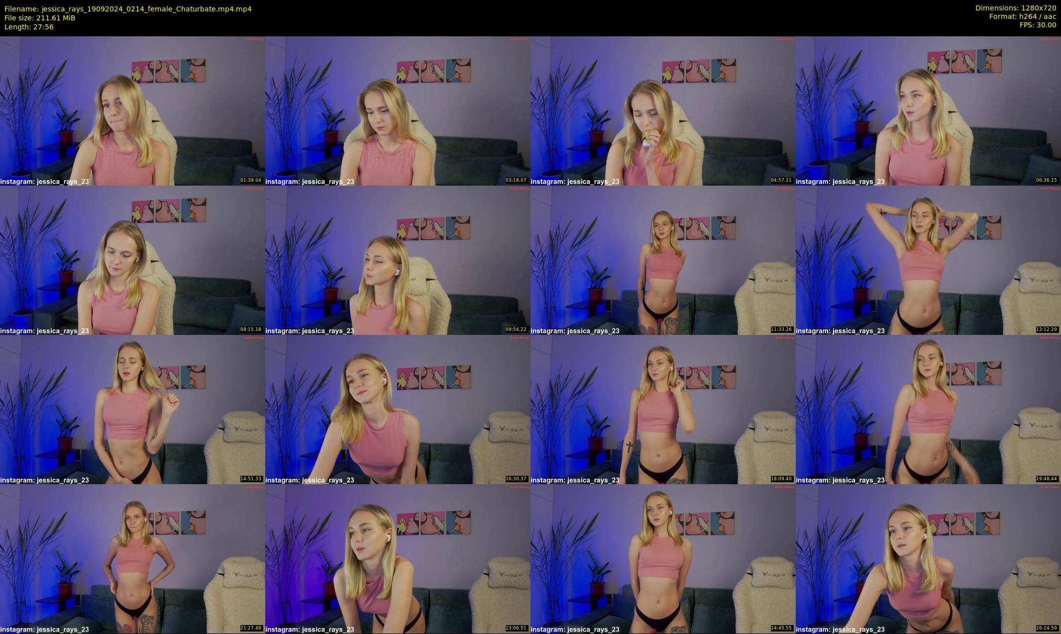 jessica_rays — 28 minute Chaturbate couple cam show recording, 720p, Sep 19, 2024