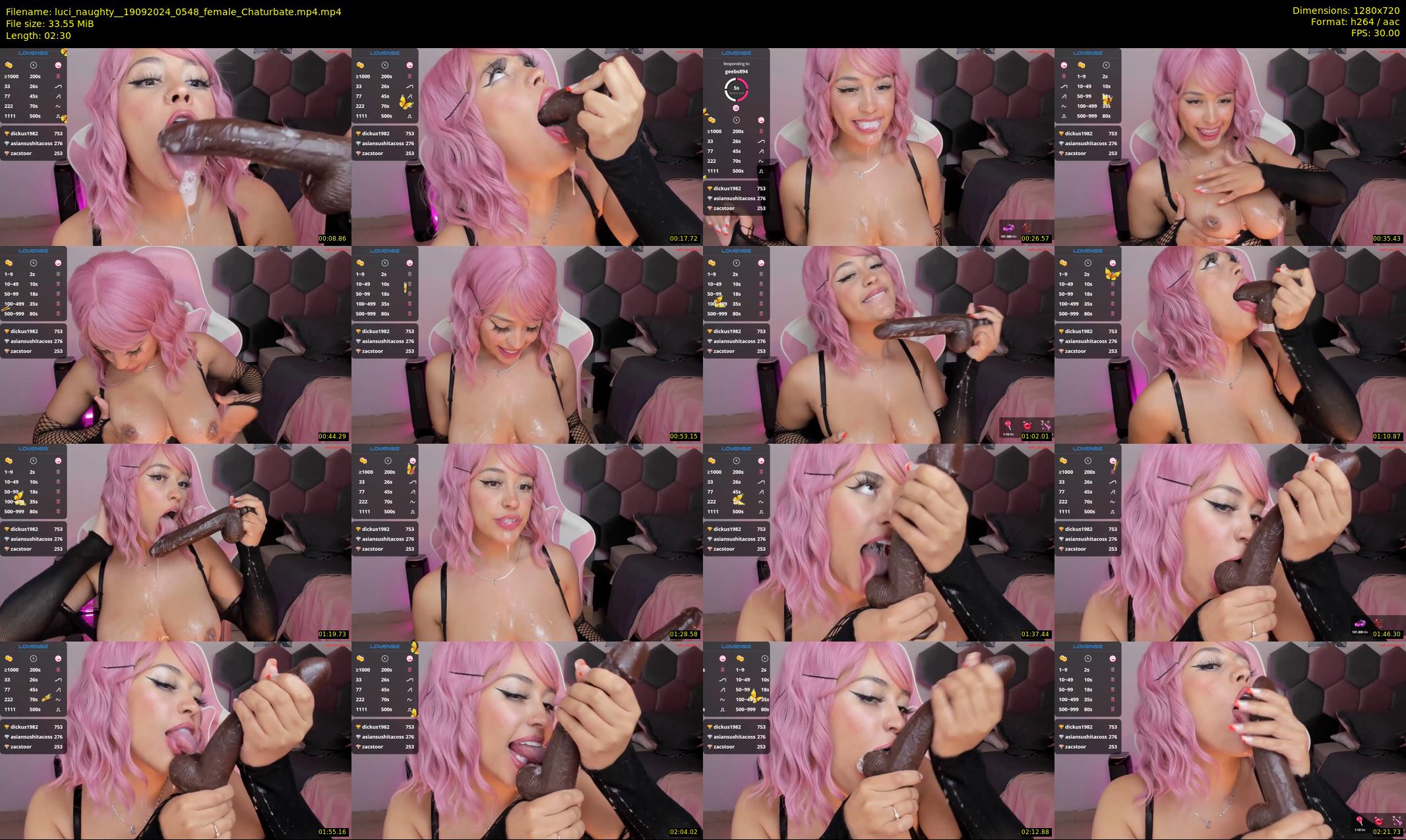 luci_naughty_ — 3 minute Chaturbate female cam show recording, 720p, Sep 19, 2024