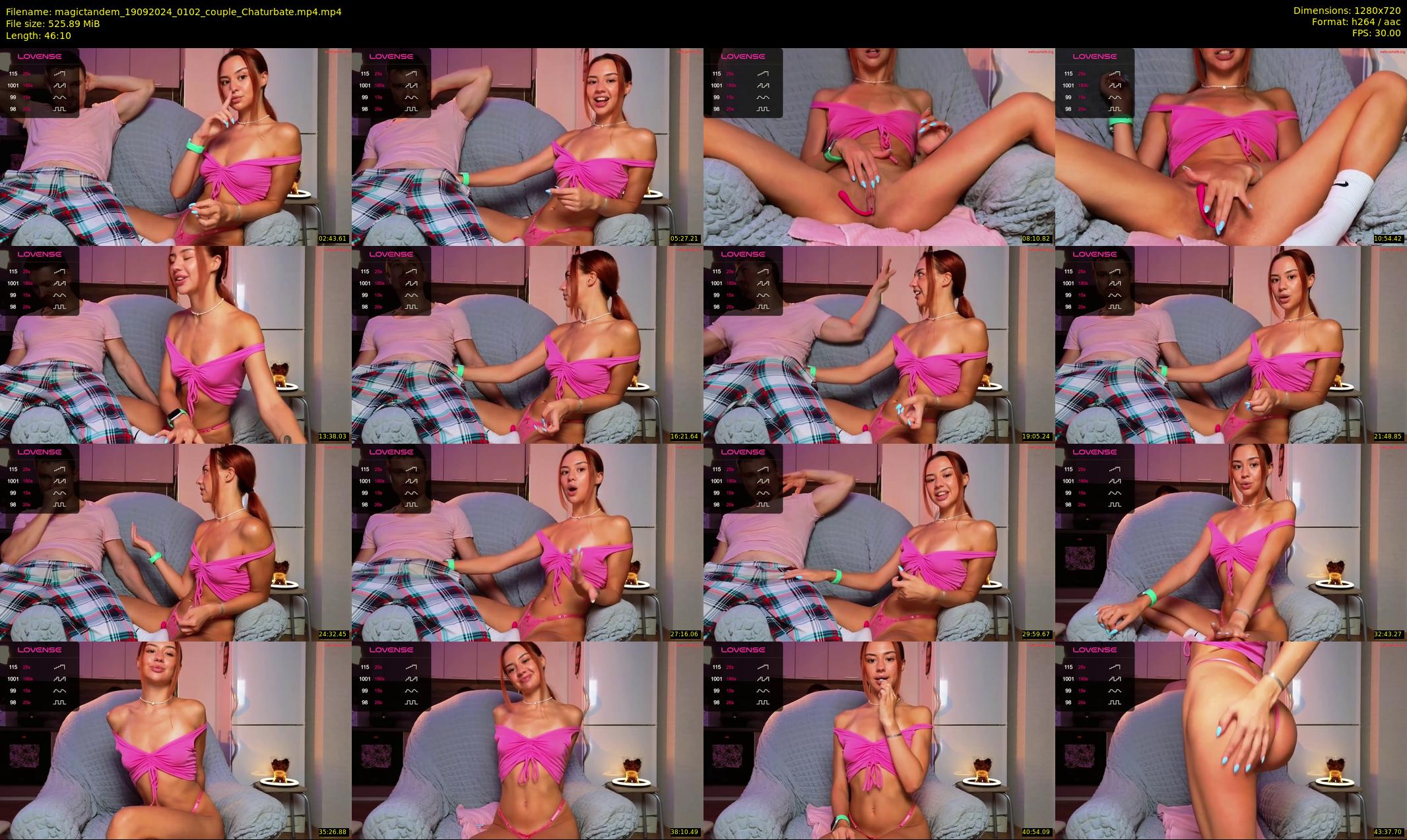 magictandem — 47 minute Chaturbate couple cam show recording, 720p, Sep 19, 2024