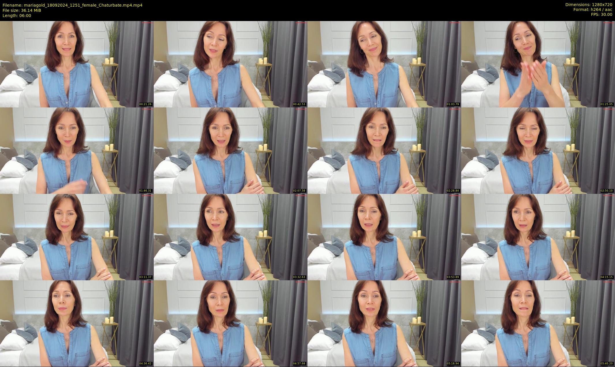 mariagold — 6 minute Chaturbate female cam show recording, 720p, Sep 18, 2024