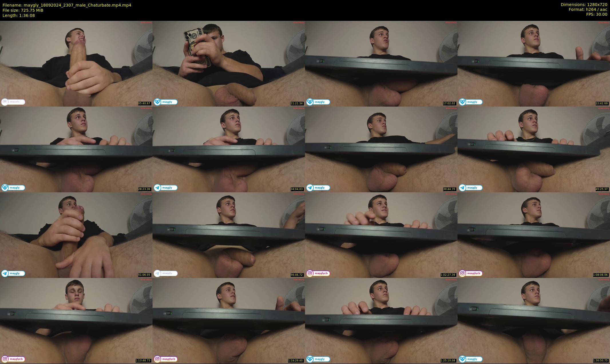 maygly — 97 minute Chaturbate male cam show recording, 720p, Sep 18, 2024