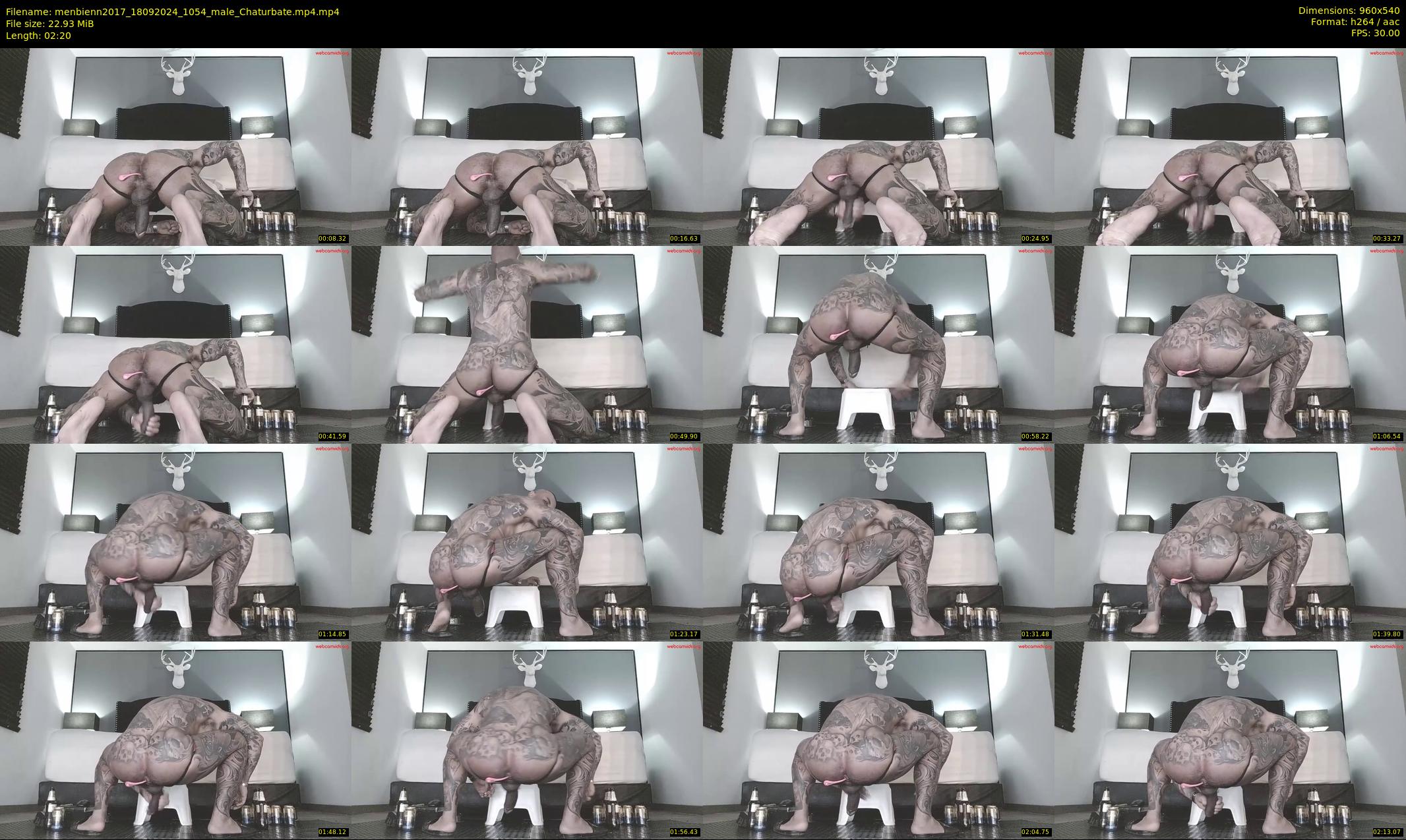 menbienn2017 — 3 minute Chaturbate male cam show recording, 480p, Sep 18, 2024