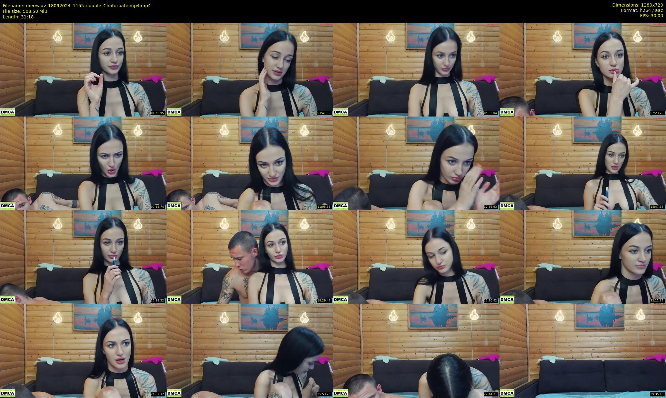 meowluv — 32 minute Chaturbate couple cam show recording, 720p, Sep 18, 2024