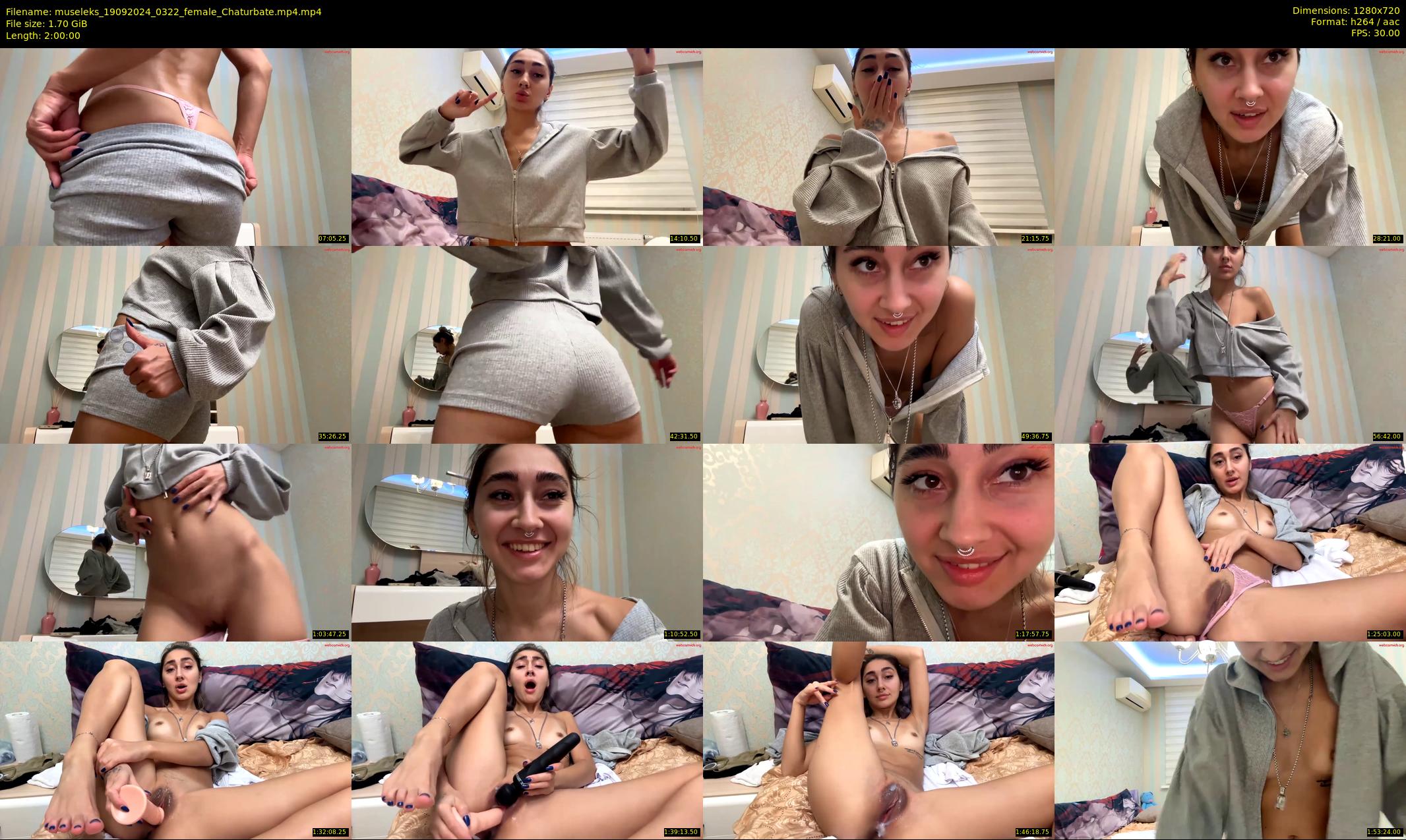 museleks — 120 minute Chaturbate female cam show recording, 720p, Sep 19, 2024