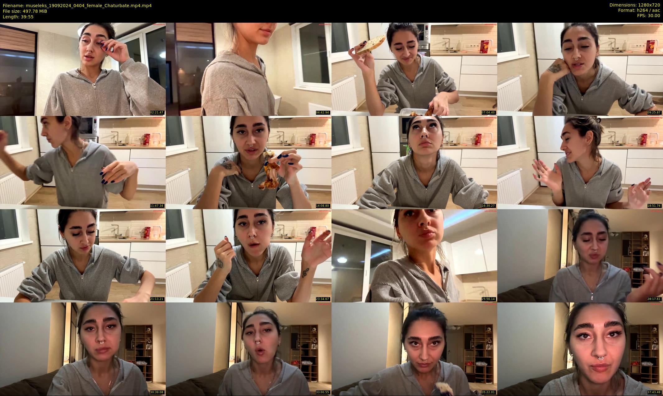 museleks — 40 minute Chaturbate female cam show recording, 720p, Sep 19, 2024
