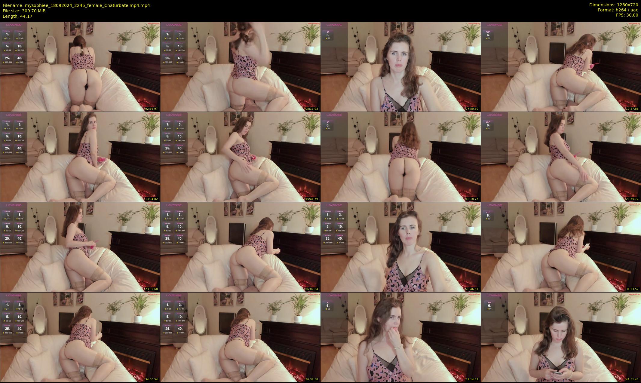 mysophiee — 45 minute Chaturbate female cam show recording, 720p, Sep 18, 2024