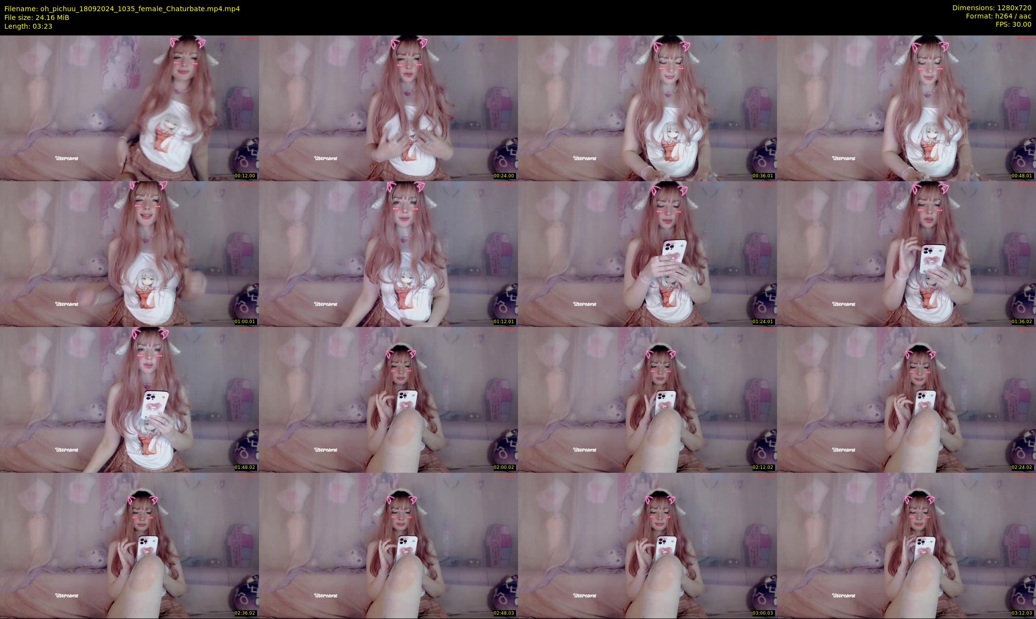 oh_pichuu — 4 minute Chaturbate female cam show recording, 720p, Sep 18, 2024