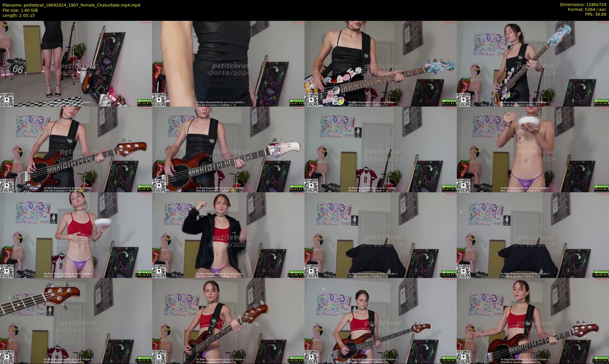 petitebrat — 126 minute Chaturbate female cam show recording, 720p, Sep 18, 2024