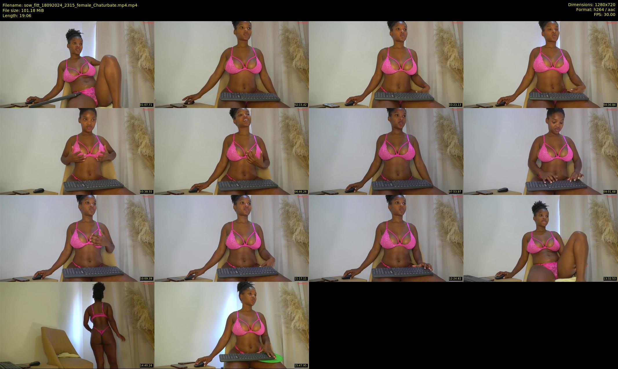sow_fitt — 20 minute Chaturbate female cam show recording, 720p, Sep 18, 2024