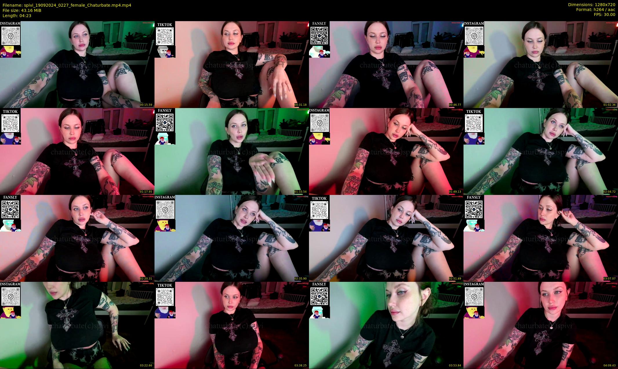 spivi — 5 minute Chaturbate female cam show recording, 720p, Sep 19, 2024
