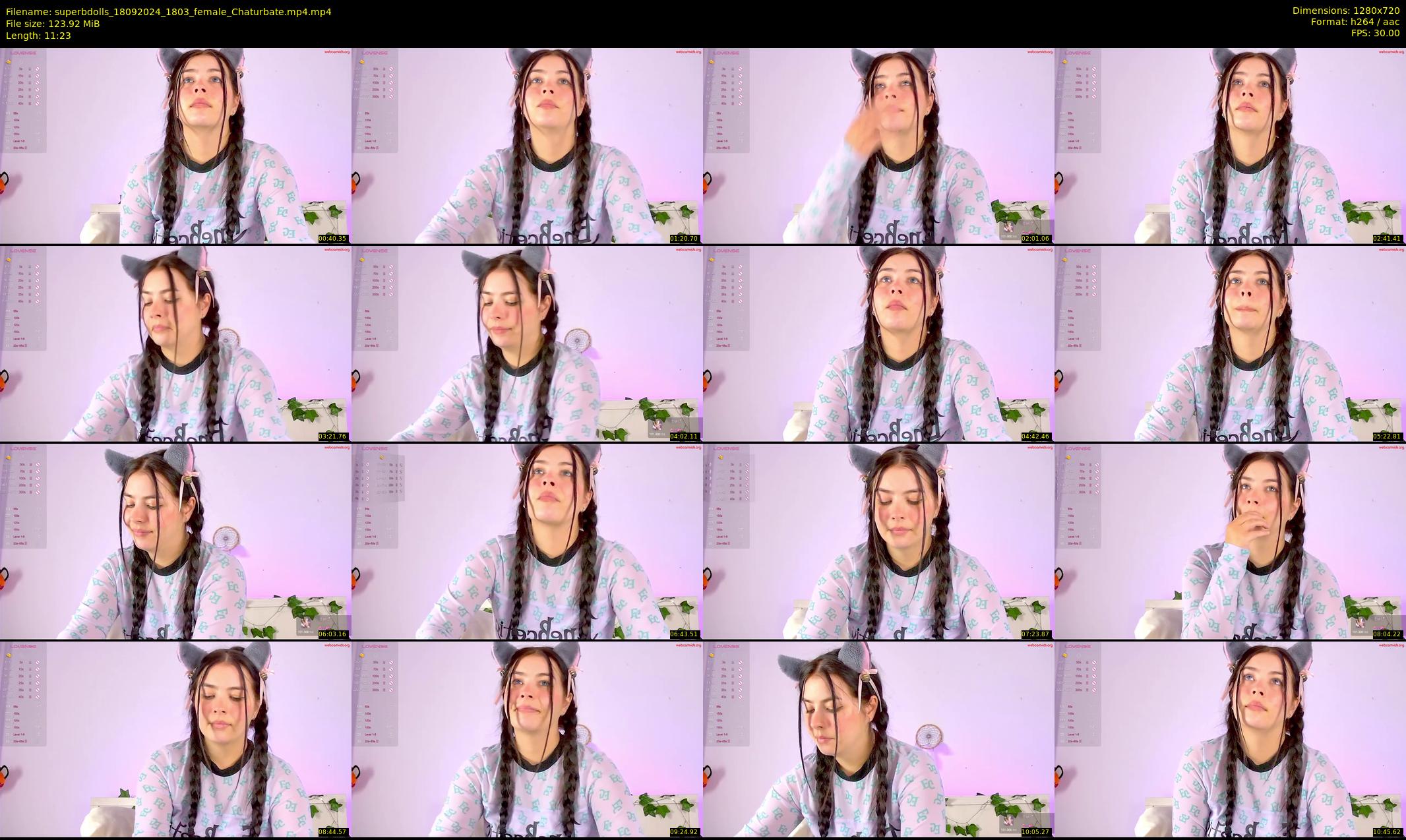 superbdolls — 12 minute Chaturbate couple cam show recording, 720p, Sep 18, 2024