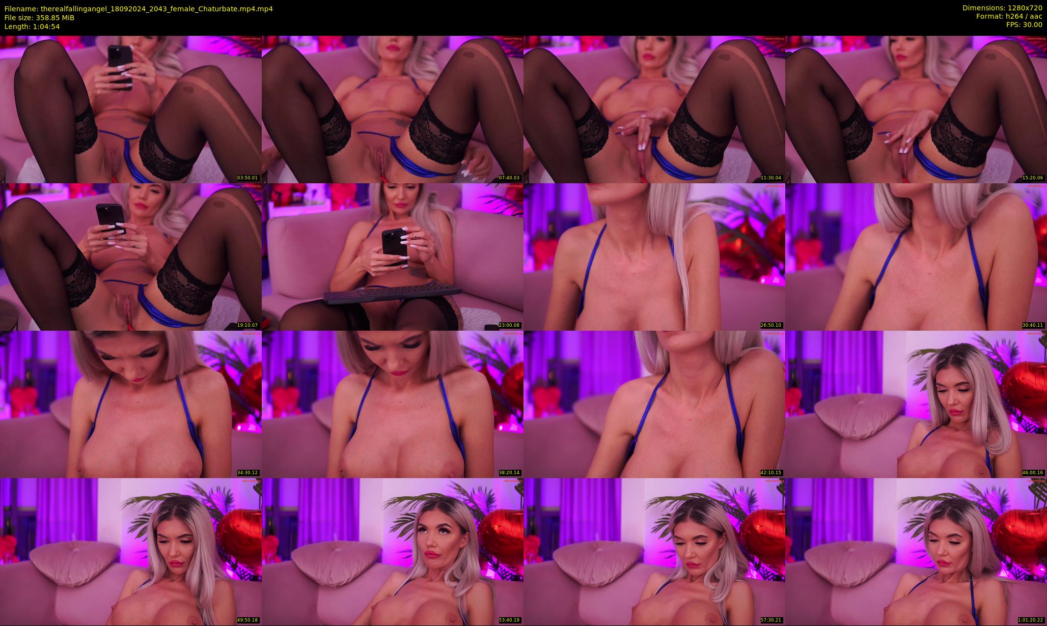 therealfallingangel — 65 minute Chaturbate female cam show recording, 720p, Sep 18, 2024