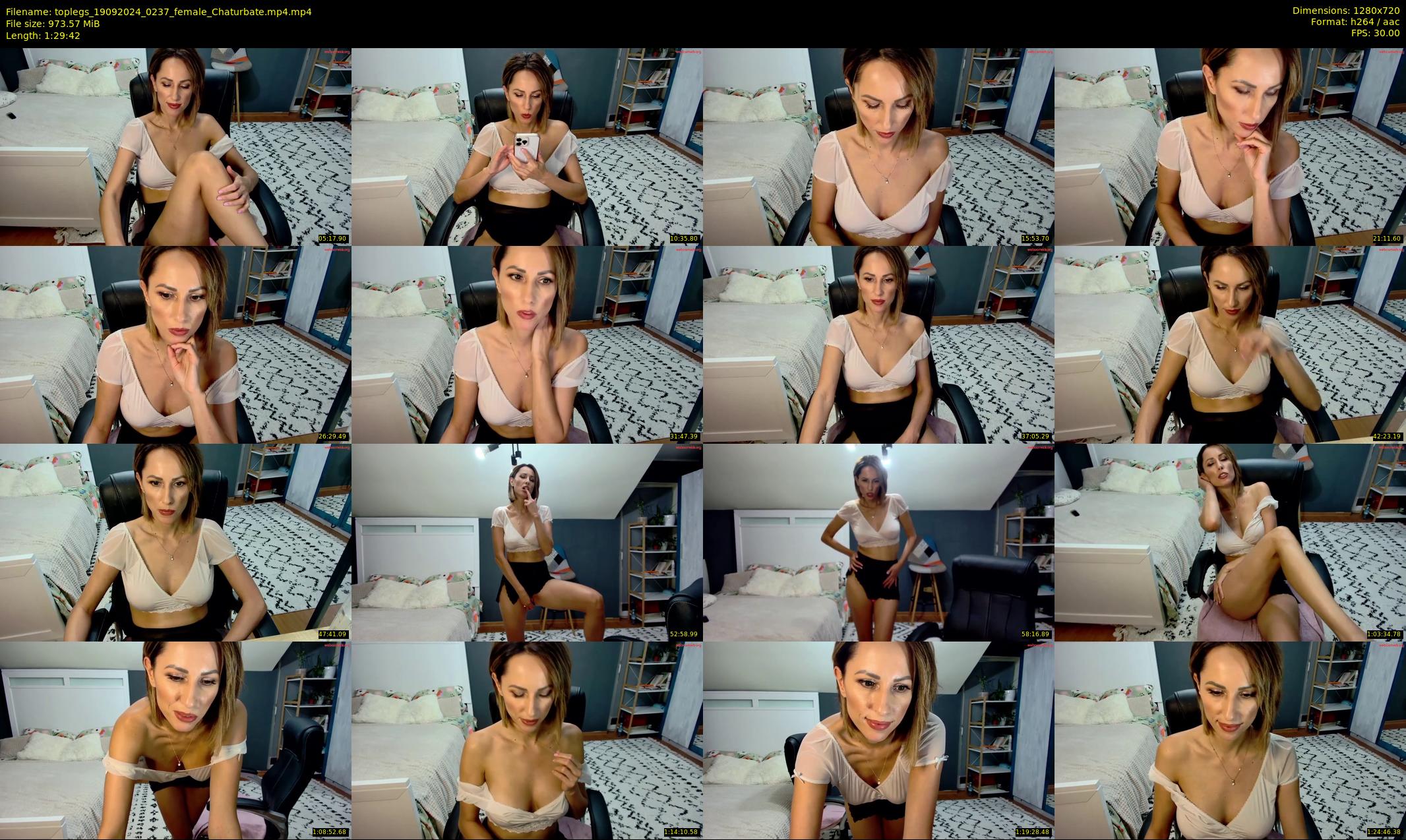 toplegs — 90 minute Chaturbate female cam show recording, 720p, Sep 19, 2024