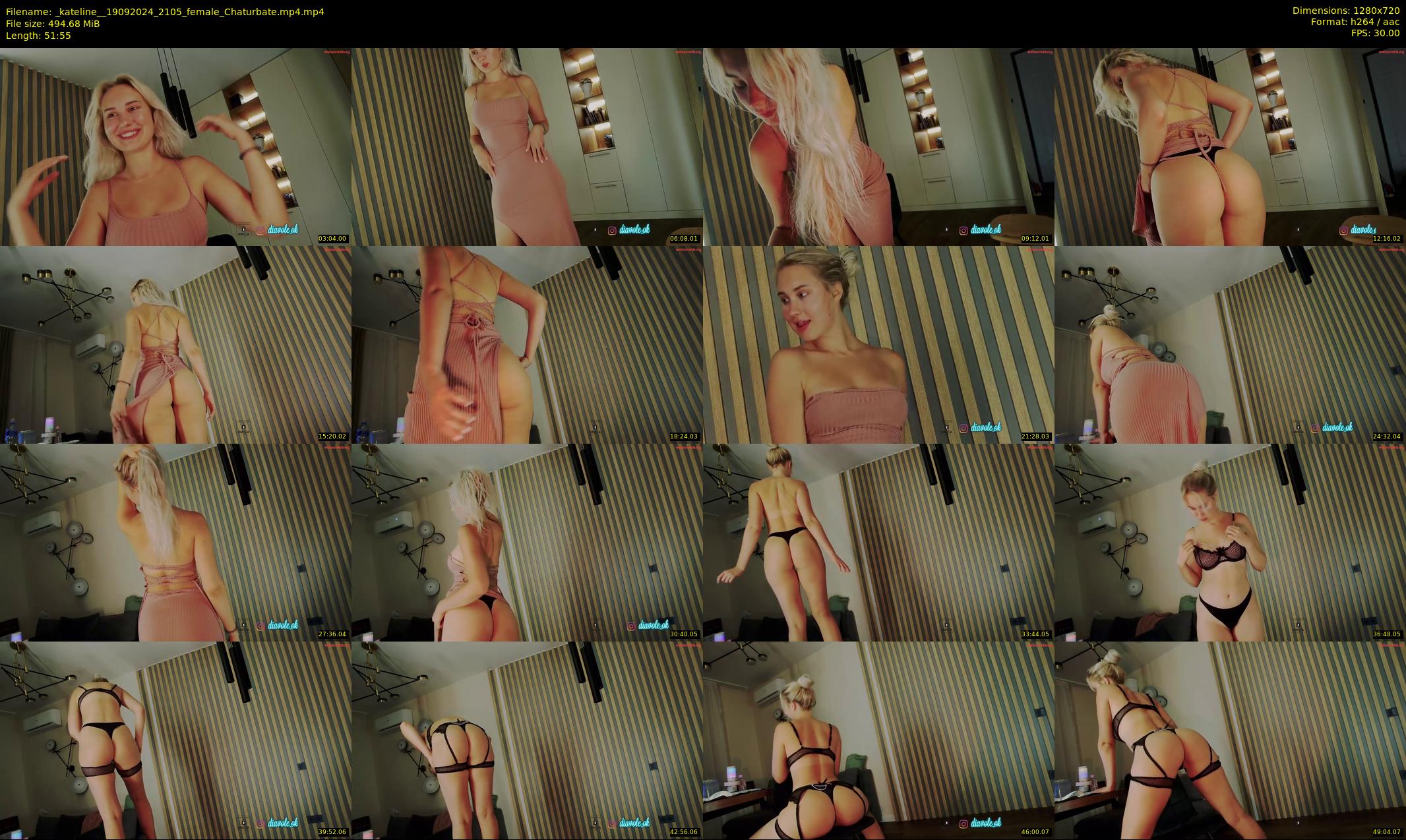 _kateline_ — 52 minute Chaturbate female cam show recording, 720p, Sep 19, 2024