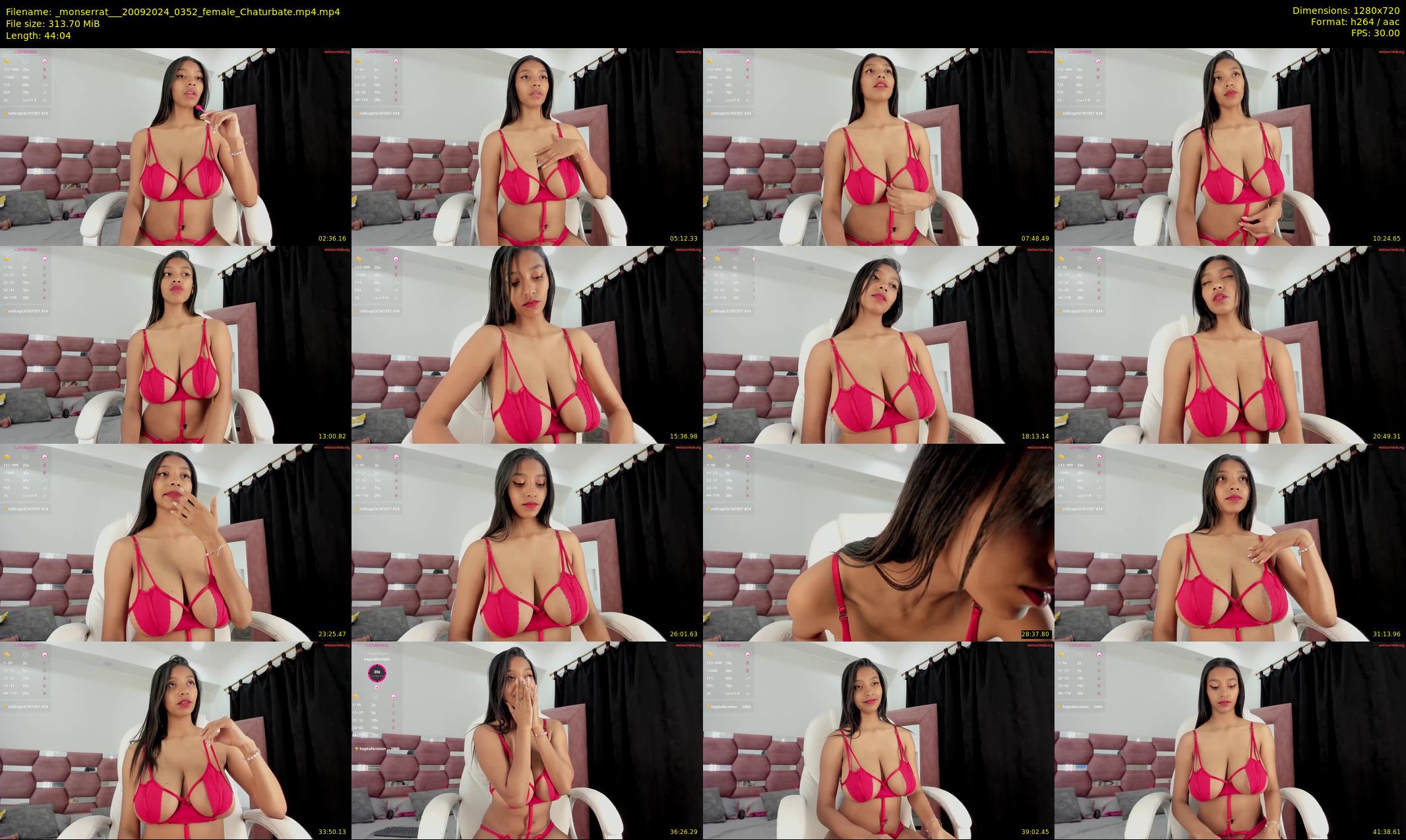 _monserrat__ — 45 minute Chaturbate female cam show recording, 720p, Sep 20, 2024