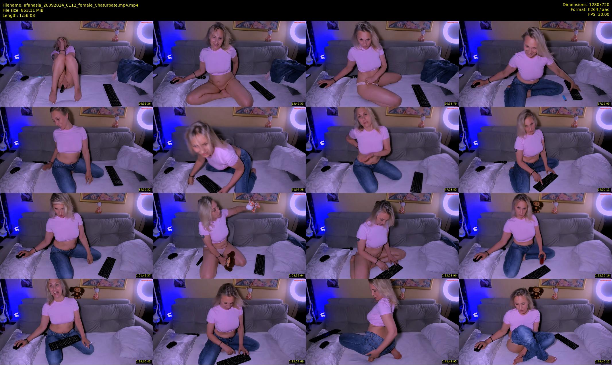 afanasia — 117 minute Chaturbate female cam show recording, 720p, Sep 20, 2024