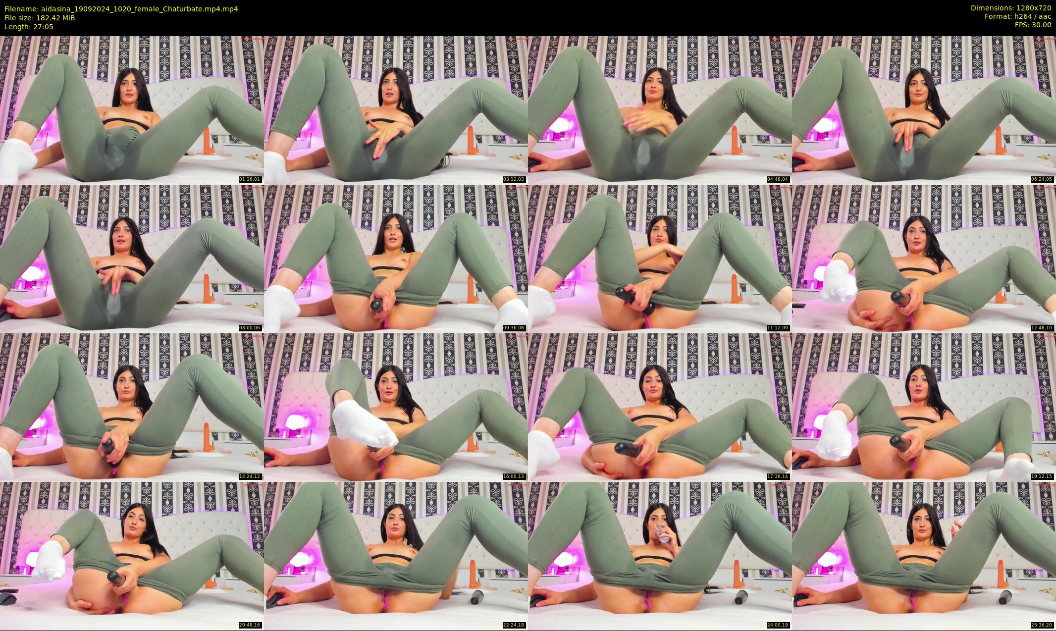 aidasina — 28 minute Chaturbate female cam show recording, 720p, Sep 19, 2024
