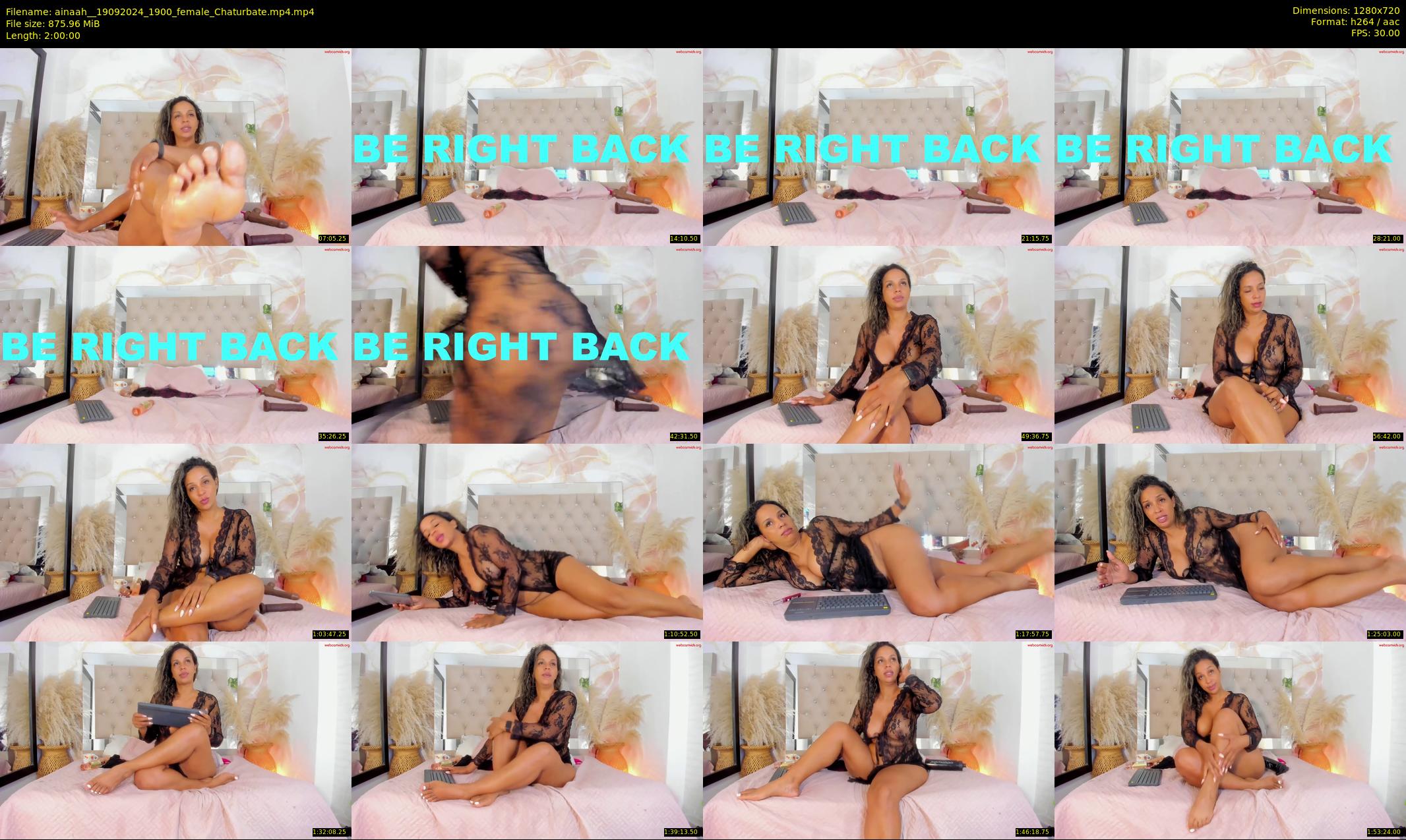 ainaah_ — 120 minute Chaturbate female cam show recording, 720p, Sep 19, 2024