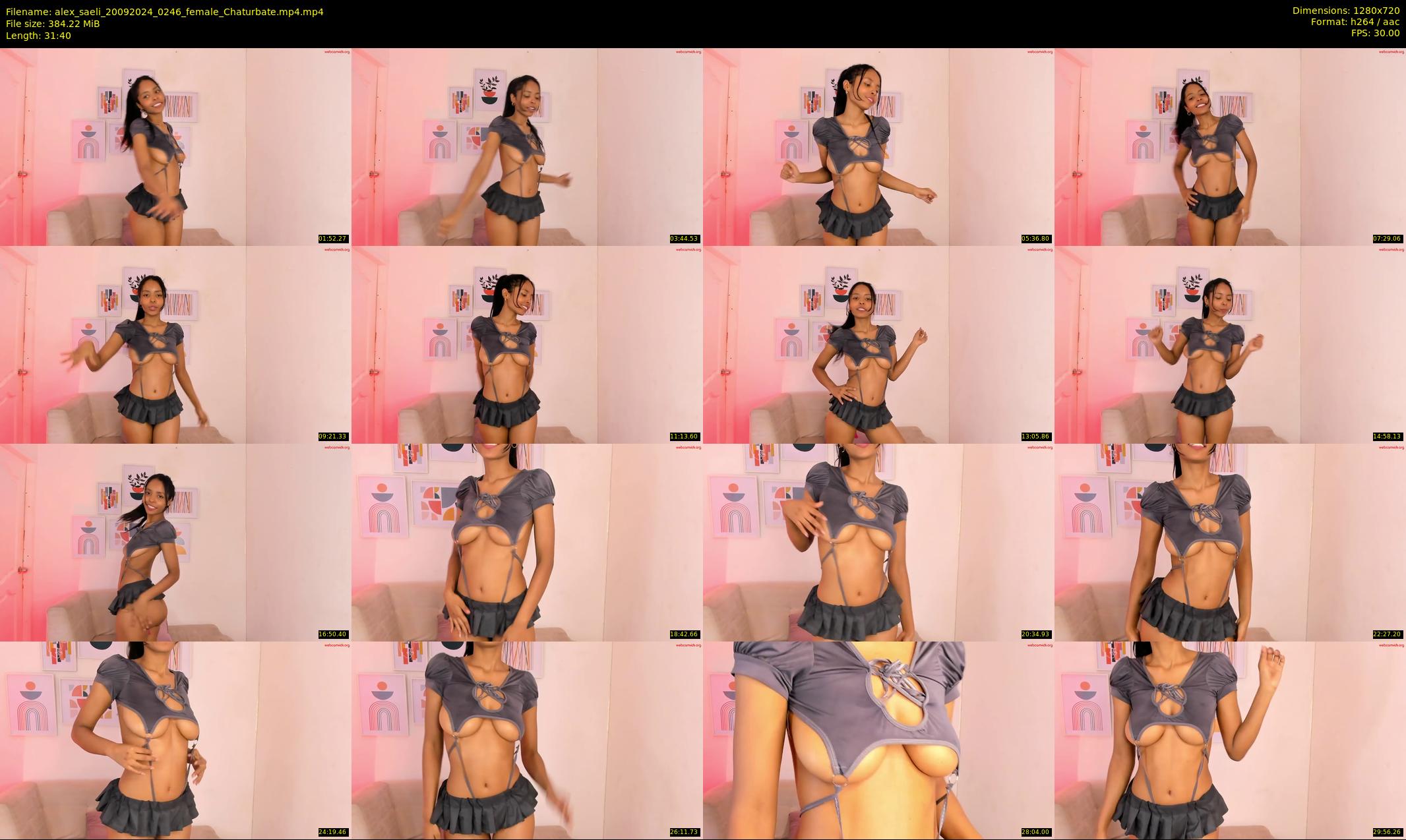 alex_saeli — 32 minute Chaturbate female cam show recording, 720p, Sep 20, 2024