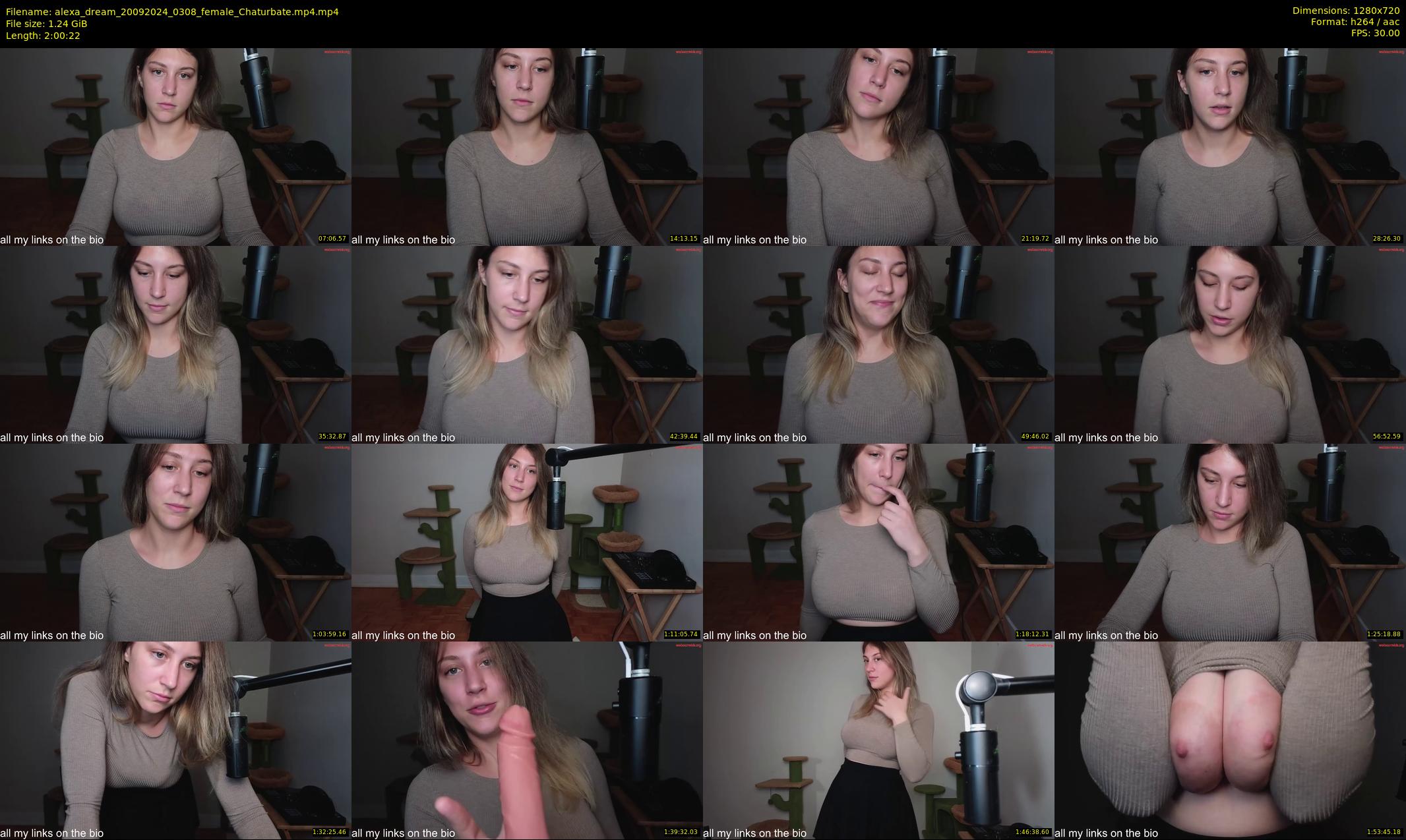 alexa_dream — 121 minute Chaturbate female cam show recording, 720p, Sep 20, 2024