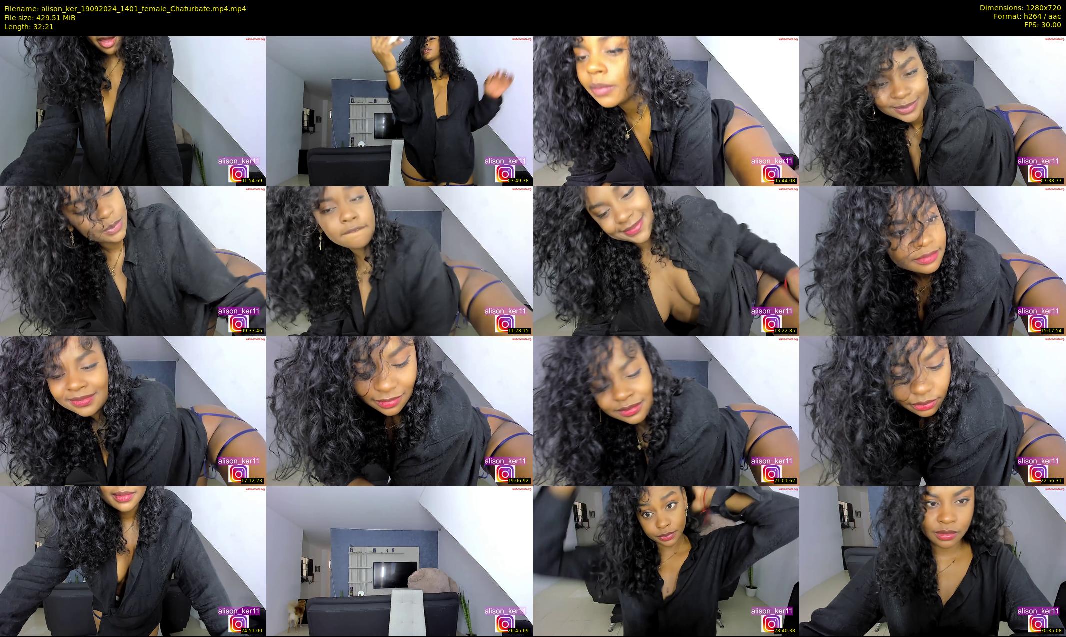 alison_ker — 33 minute Chaturbate female cam show recording, 720p, Sep 19, 2024